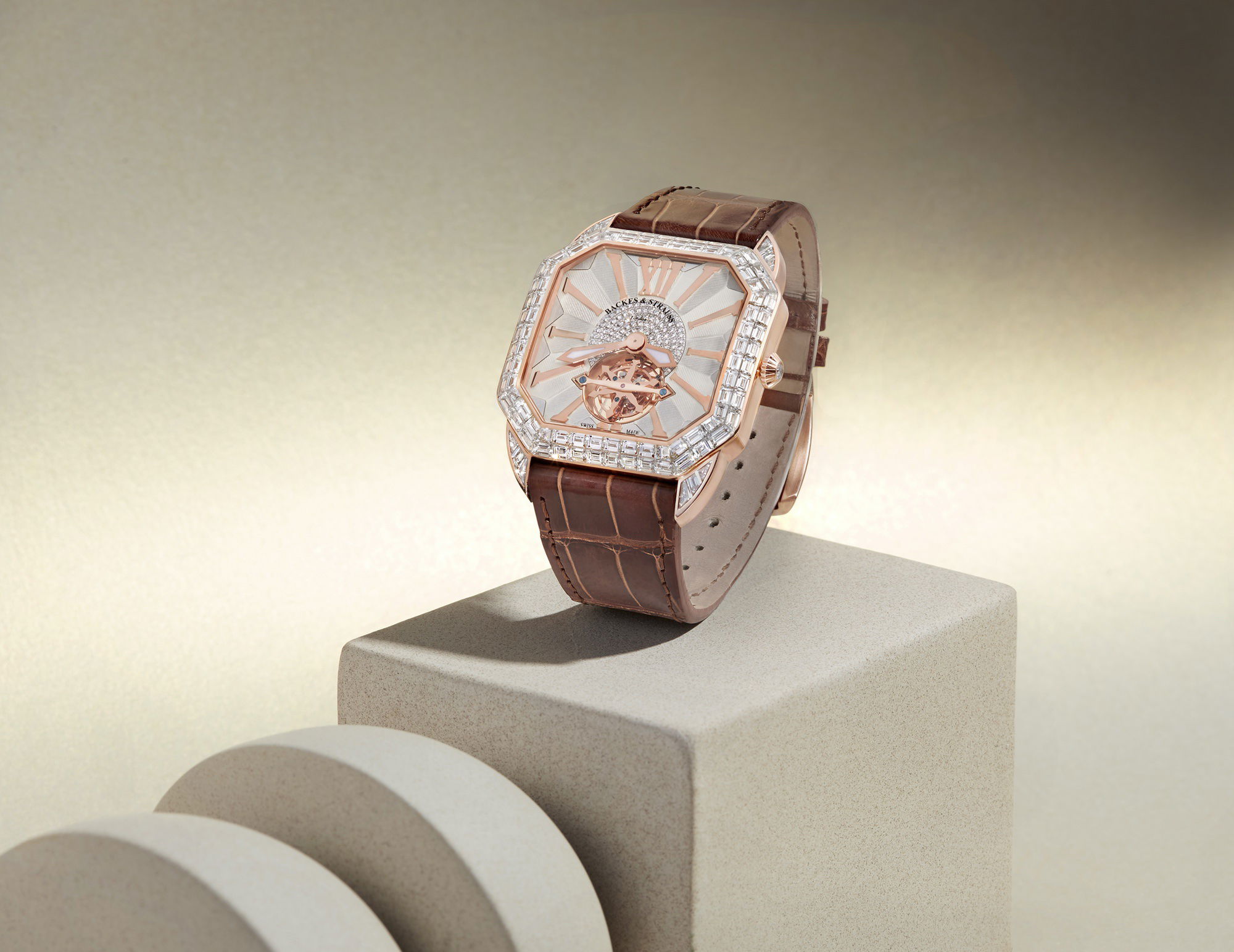 Backes & Strauss Berkeley Renaissance Duke Tourbillon Baguette 43 - View 2