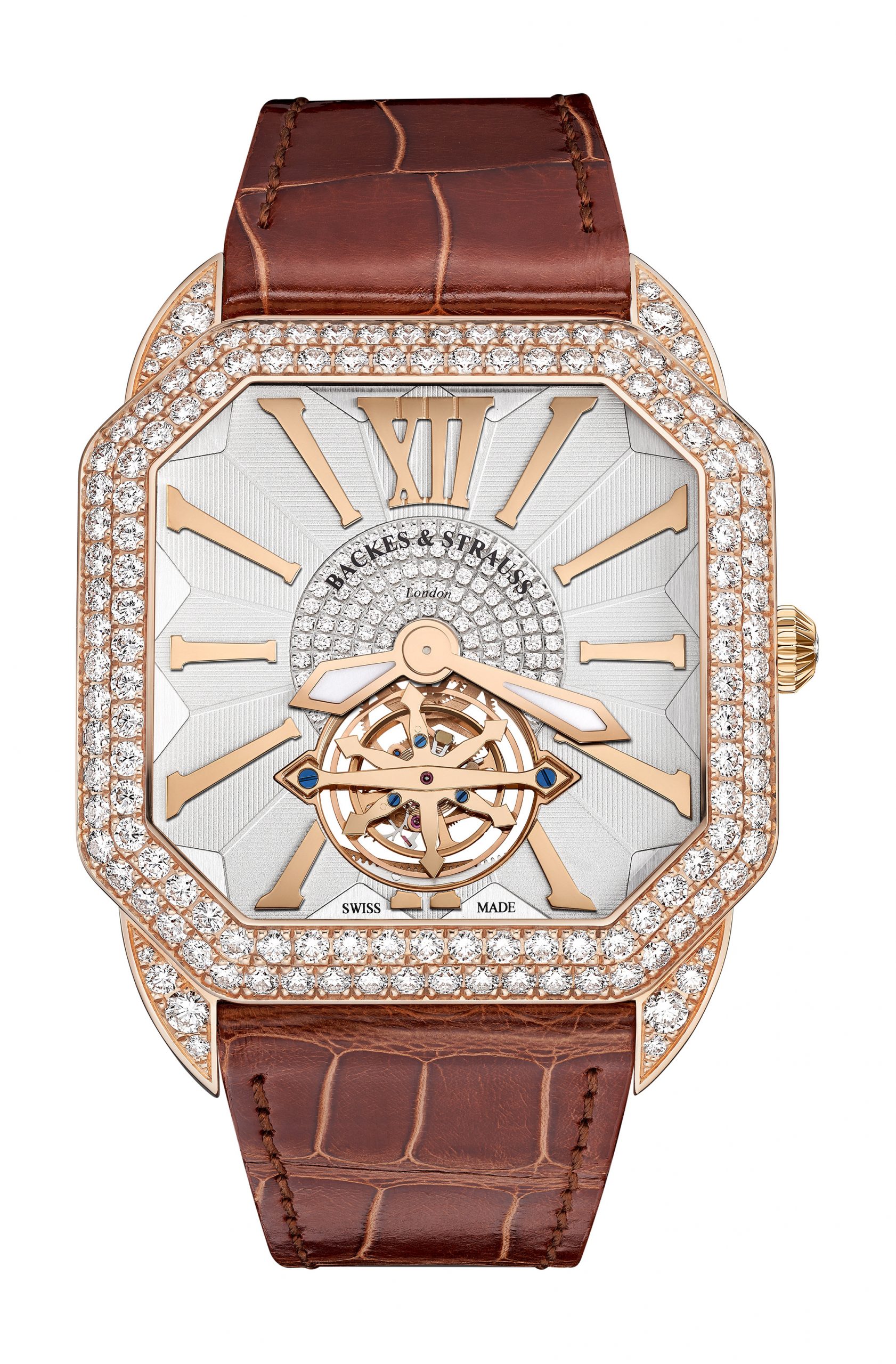 Backes & Strauss Berkeley Renaissance Duke Tourbillon D2R 43 luxury timepiece - detailed view
