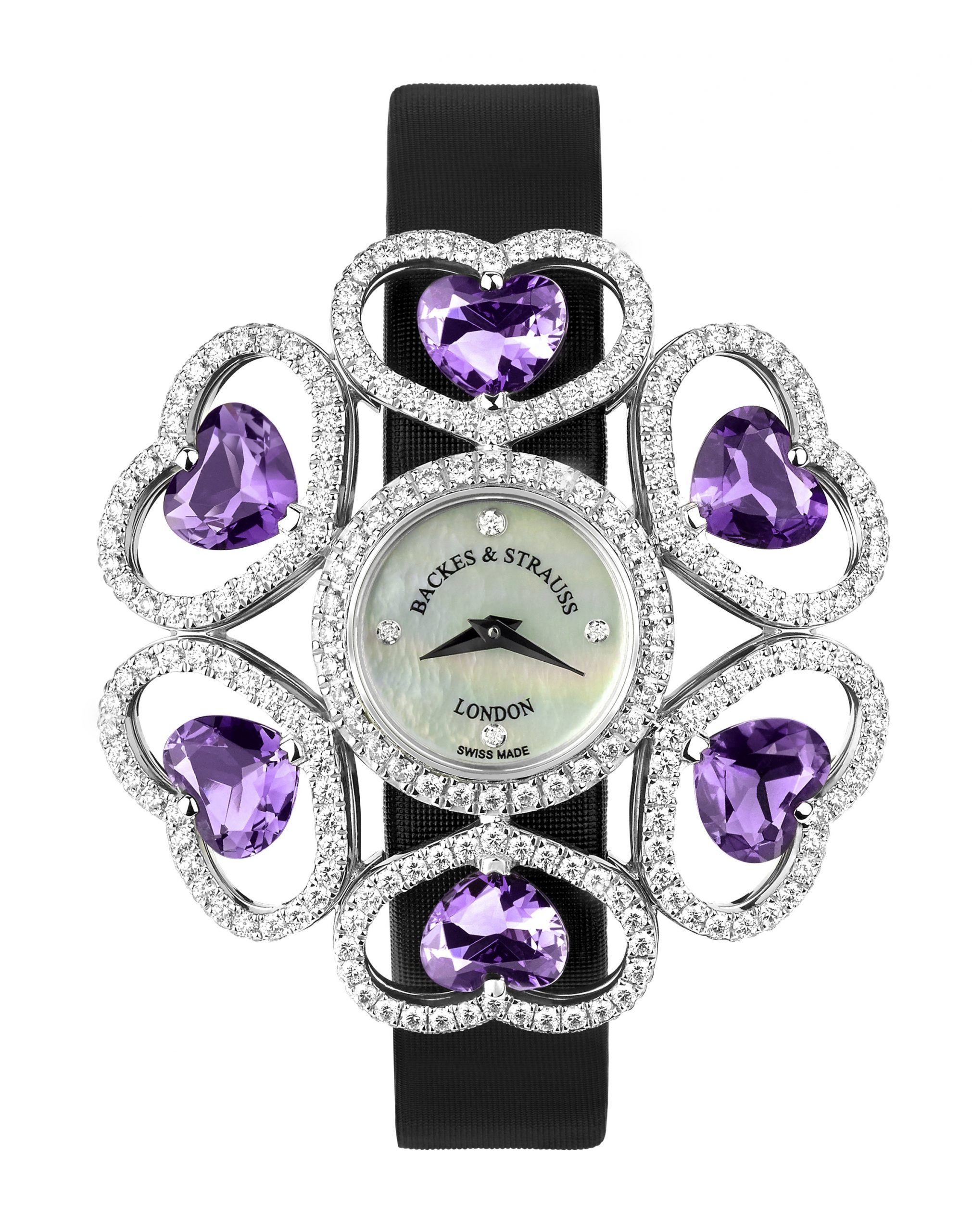 Backes and Strauss Countess Victoria Amethyst watch