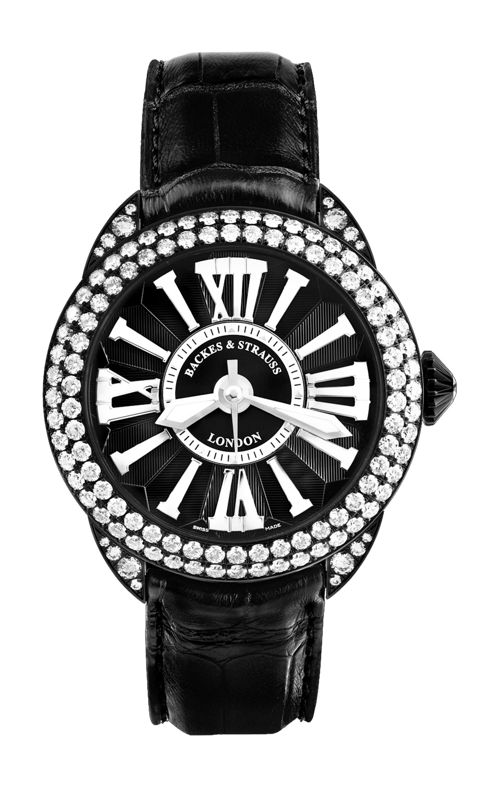 Backes & Strauss Piccadilly Diamond Knight 33 luxury timepiece - detailed view