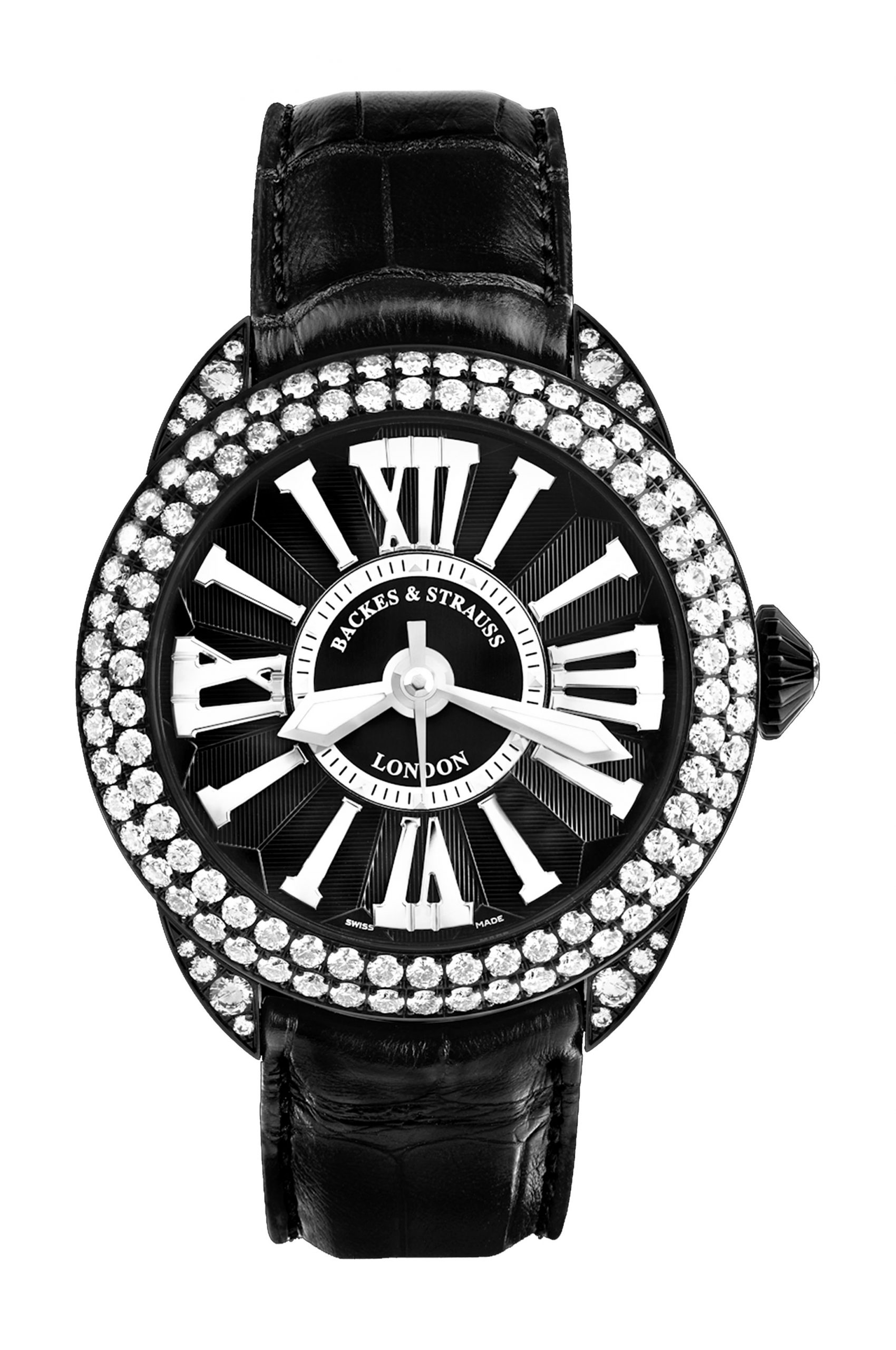 Backes & Strauss Piccadilly Diamond Knight 37 luxury timepiece - detailed view