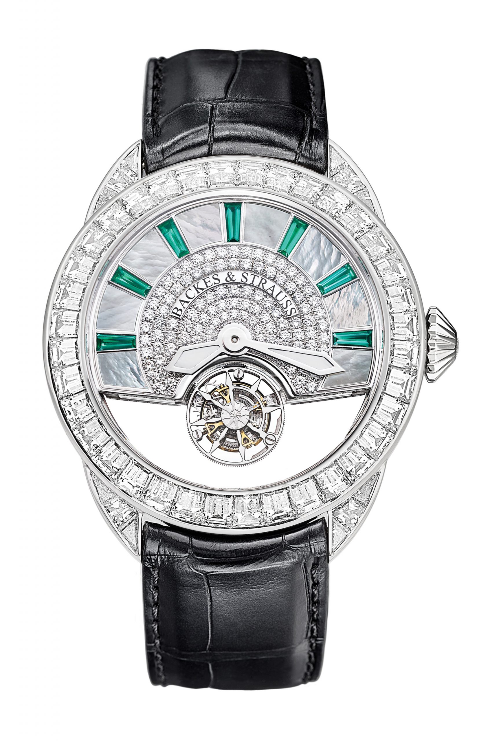 Backes & Strauss Piccadilly King Tourbillon 45 luxury timepiece - detailed view