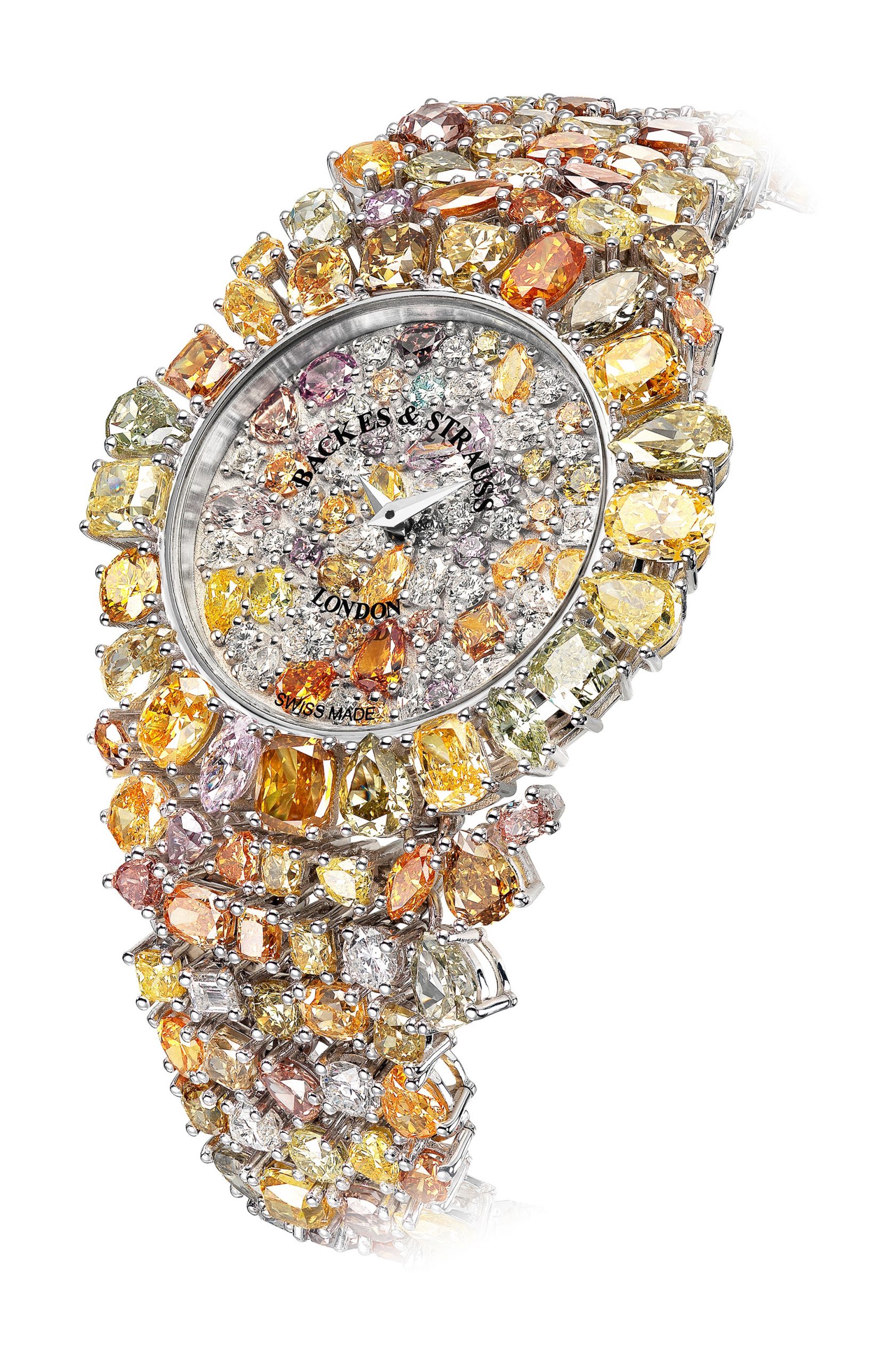 Backes & Strauss Piccadilly Princess Royal Colours luxury timepiece - detailed view