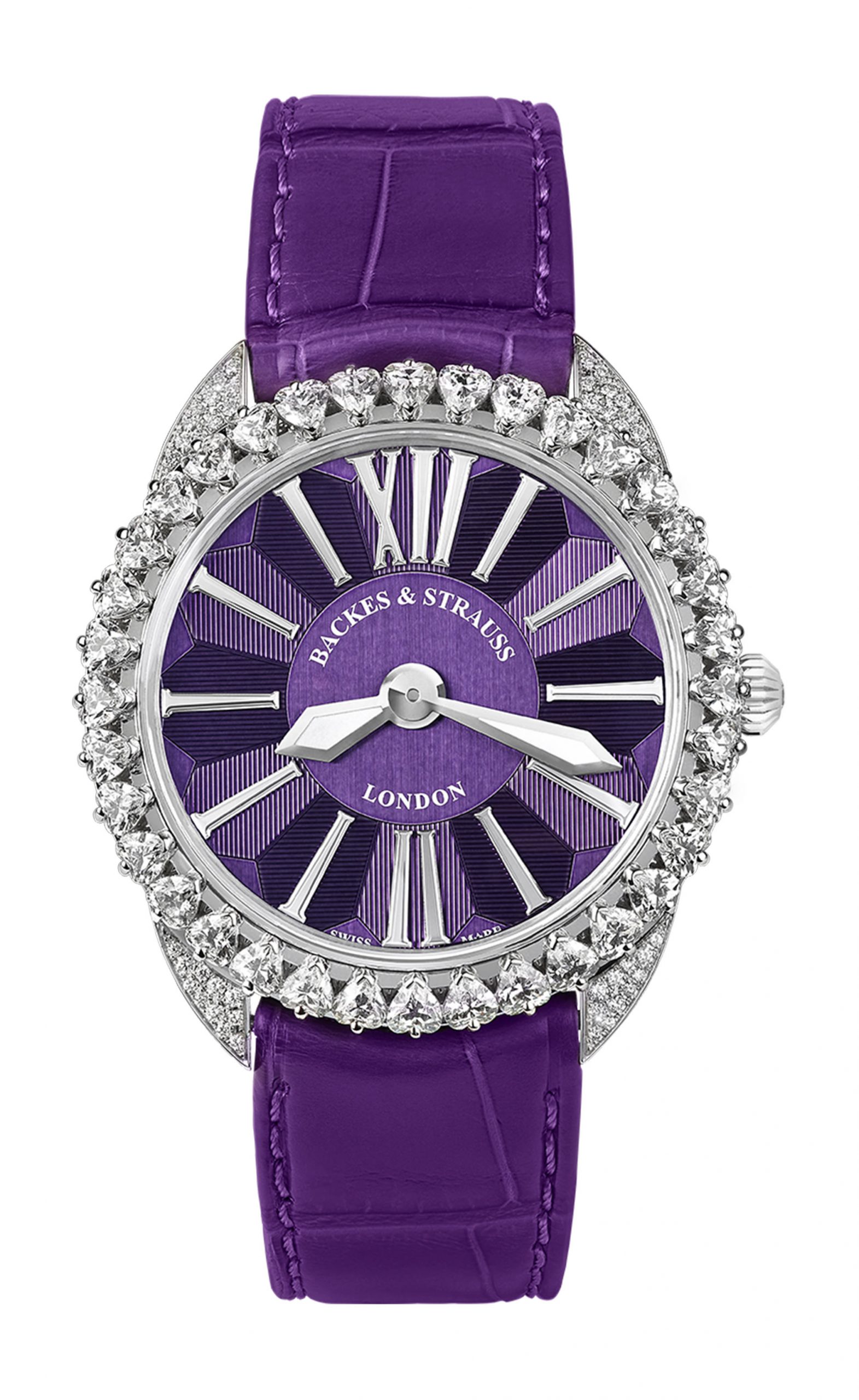 Backes & Strauss Piccadilly Renaissance Diamond Heart 40 luxury timepiece - detailed view