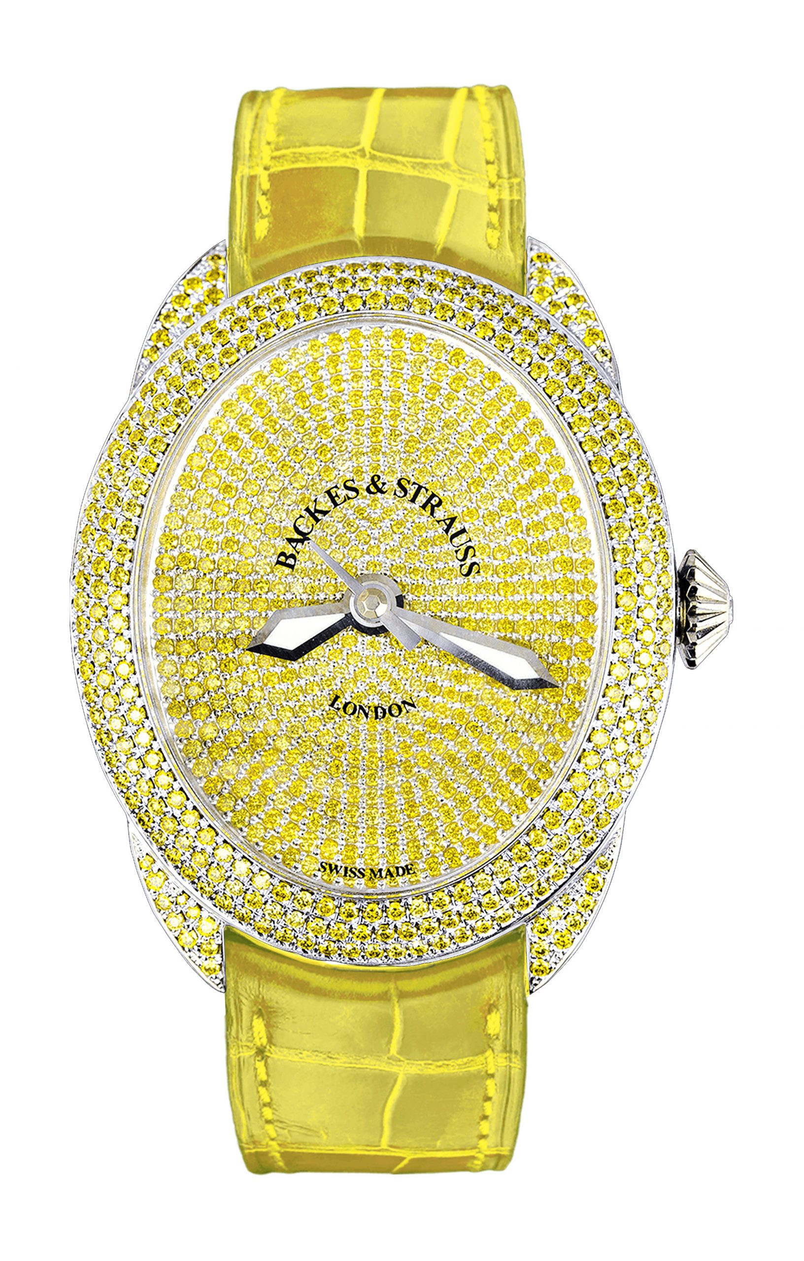 Backes & Strauss Regent Fancy Canary 4047 luxury timepiece - detailed view