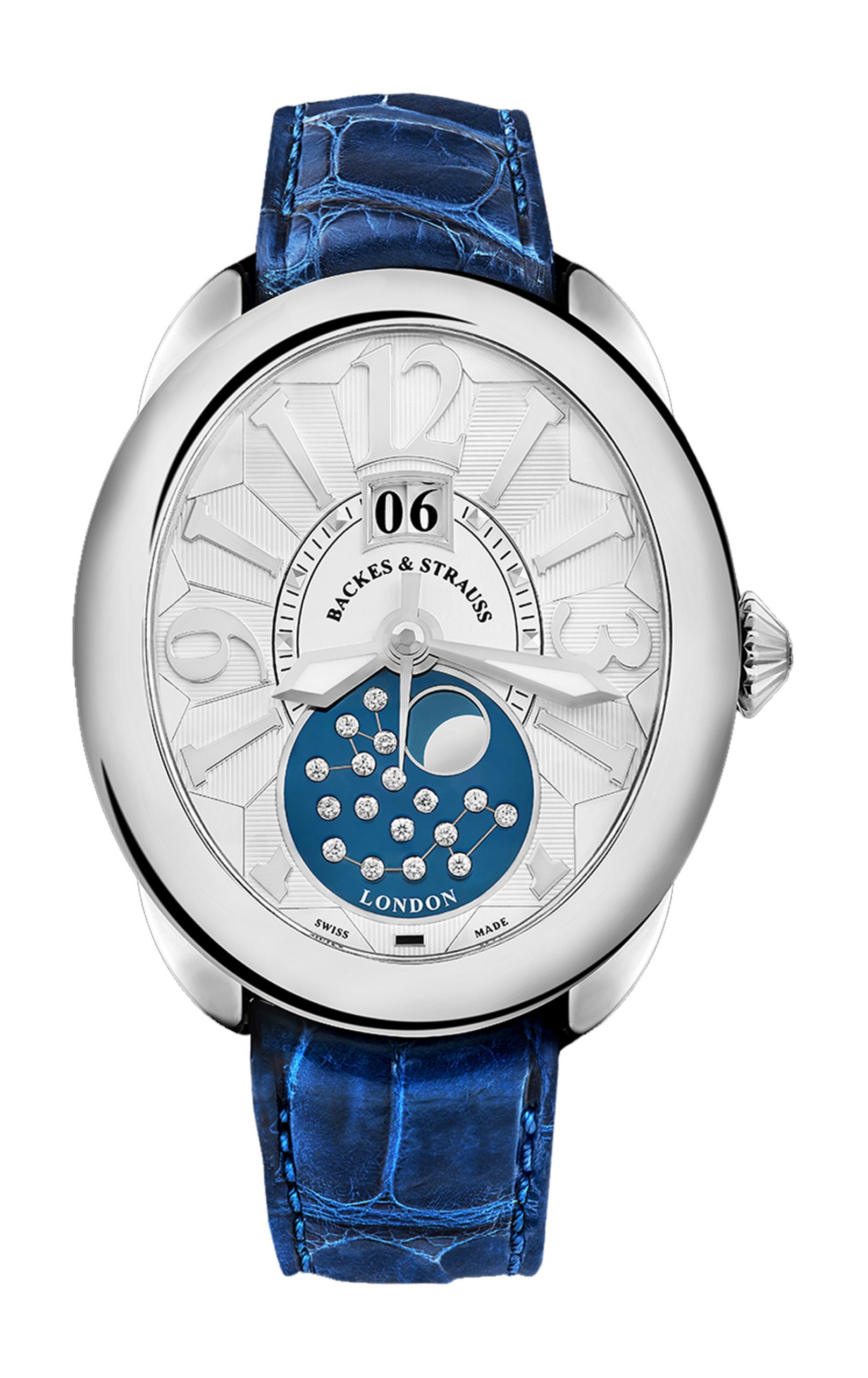 Backes & Strauss Regent Steel 1609AD 4047 luxury timepiece - detailed view
