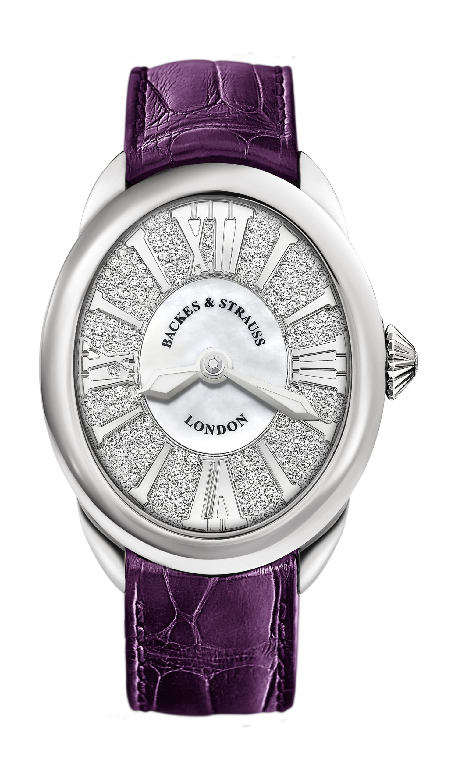 Backes & Strauss Regent Steel 2833 luxury timepiece - detailed view