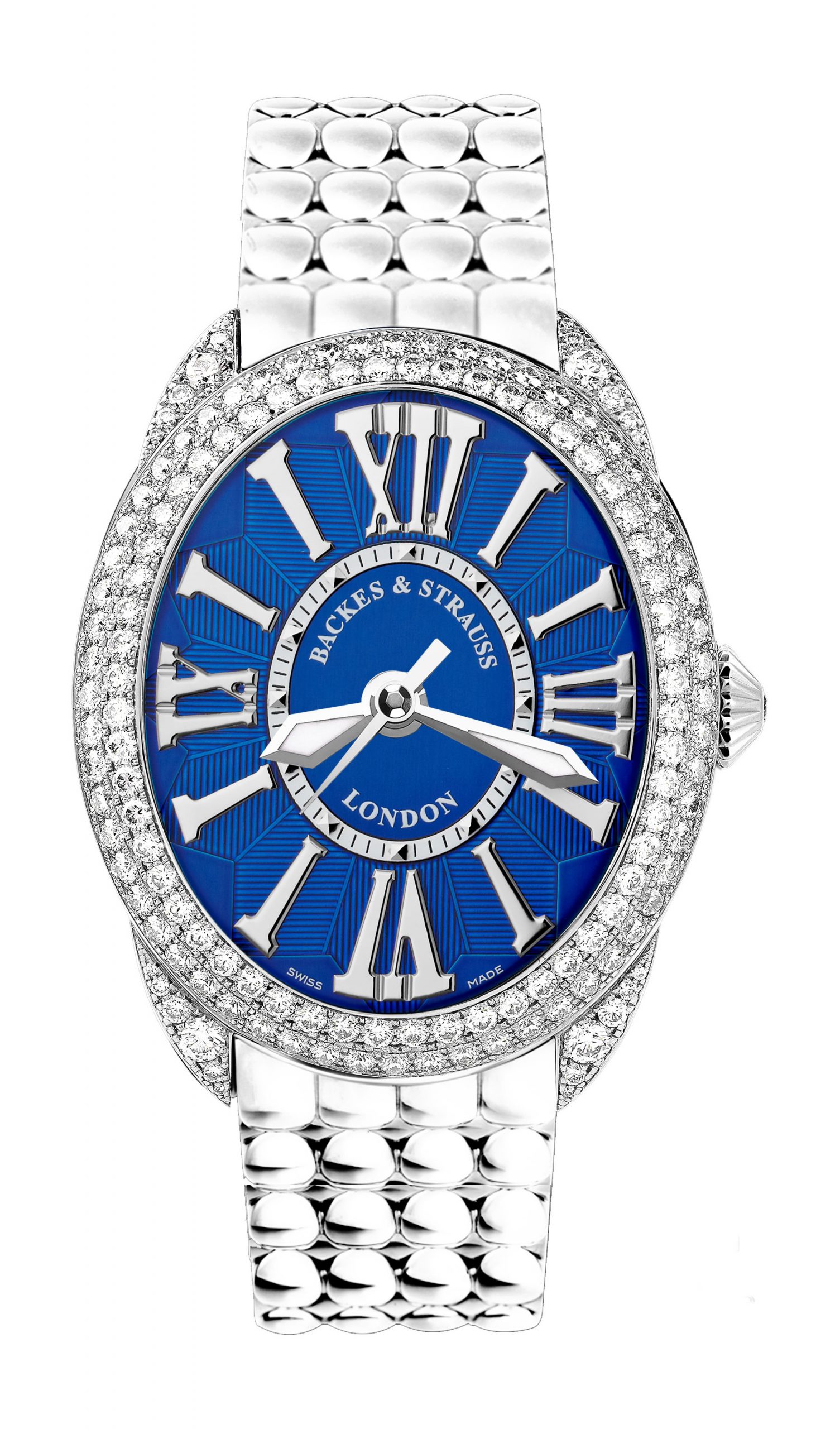Backes & Strauss Regent Steel 3238 luxury timepiece - detailed view