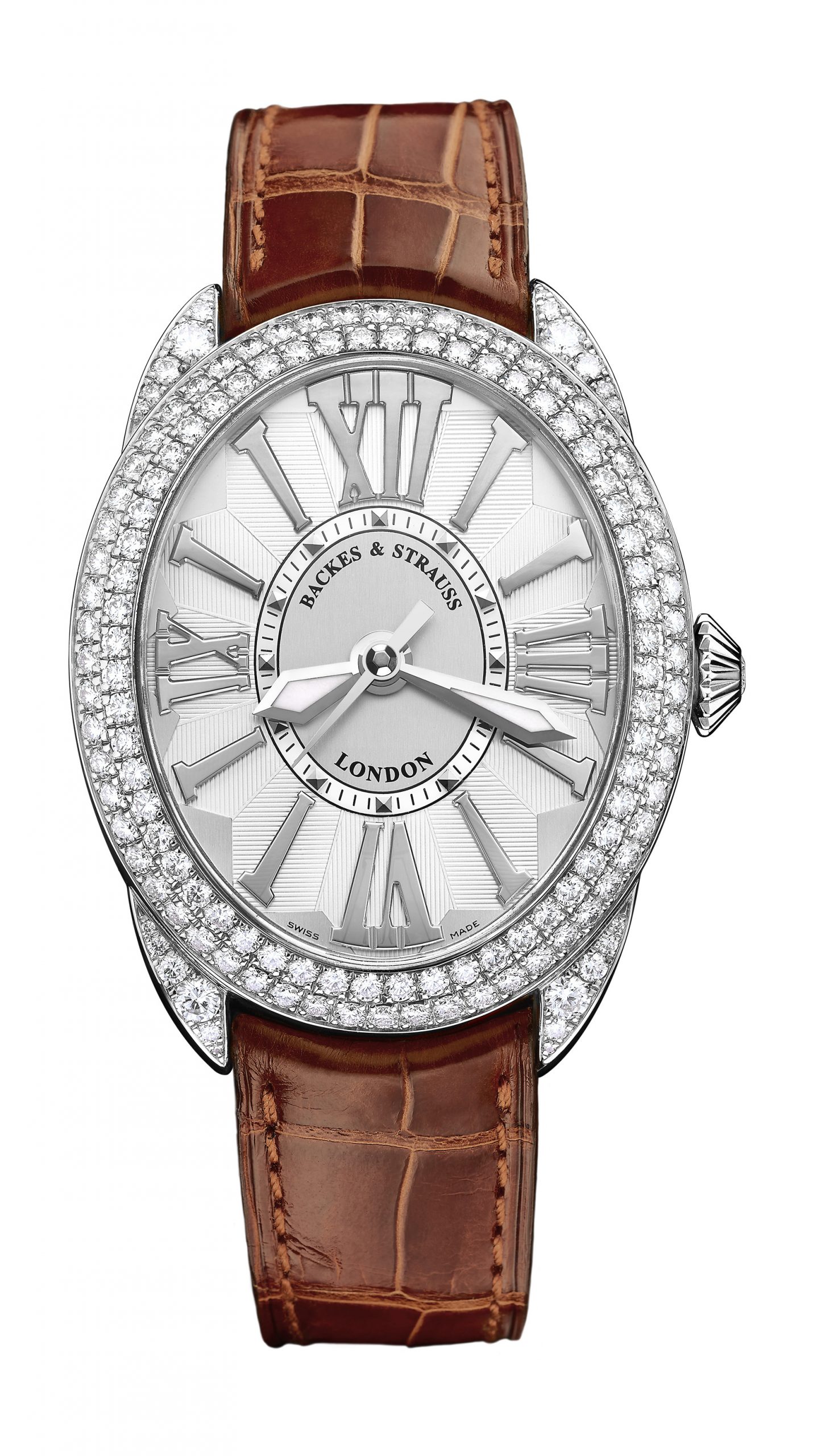 Backes & Strauss Regent Steel 3238 luxury timepiece - detailed view