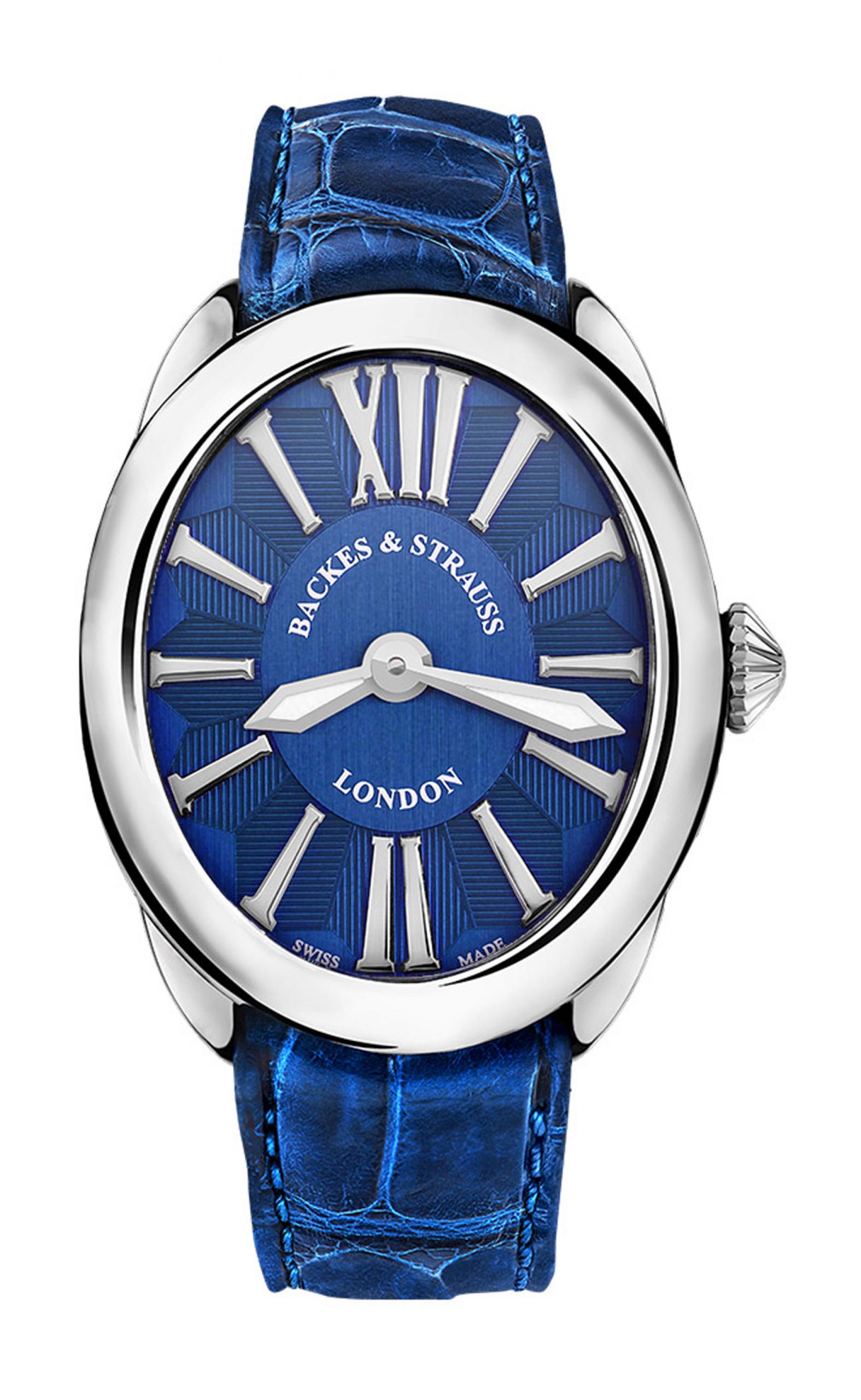 Backes & Strauss Regent Steel 3238 luxury timepiece - detailed view