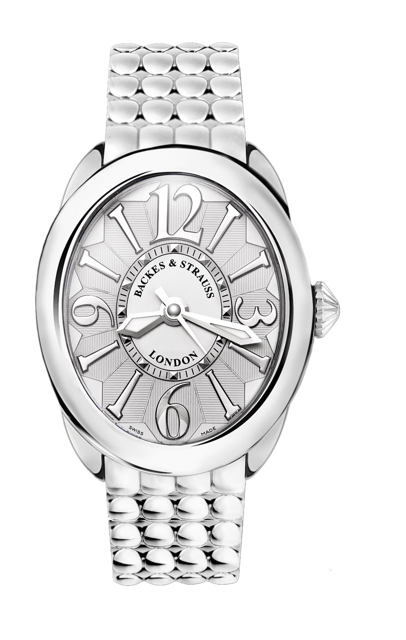 Backes & Strauss Regent Steel 3238 luxury timepiece - detailed view