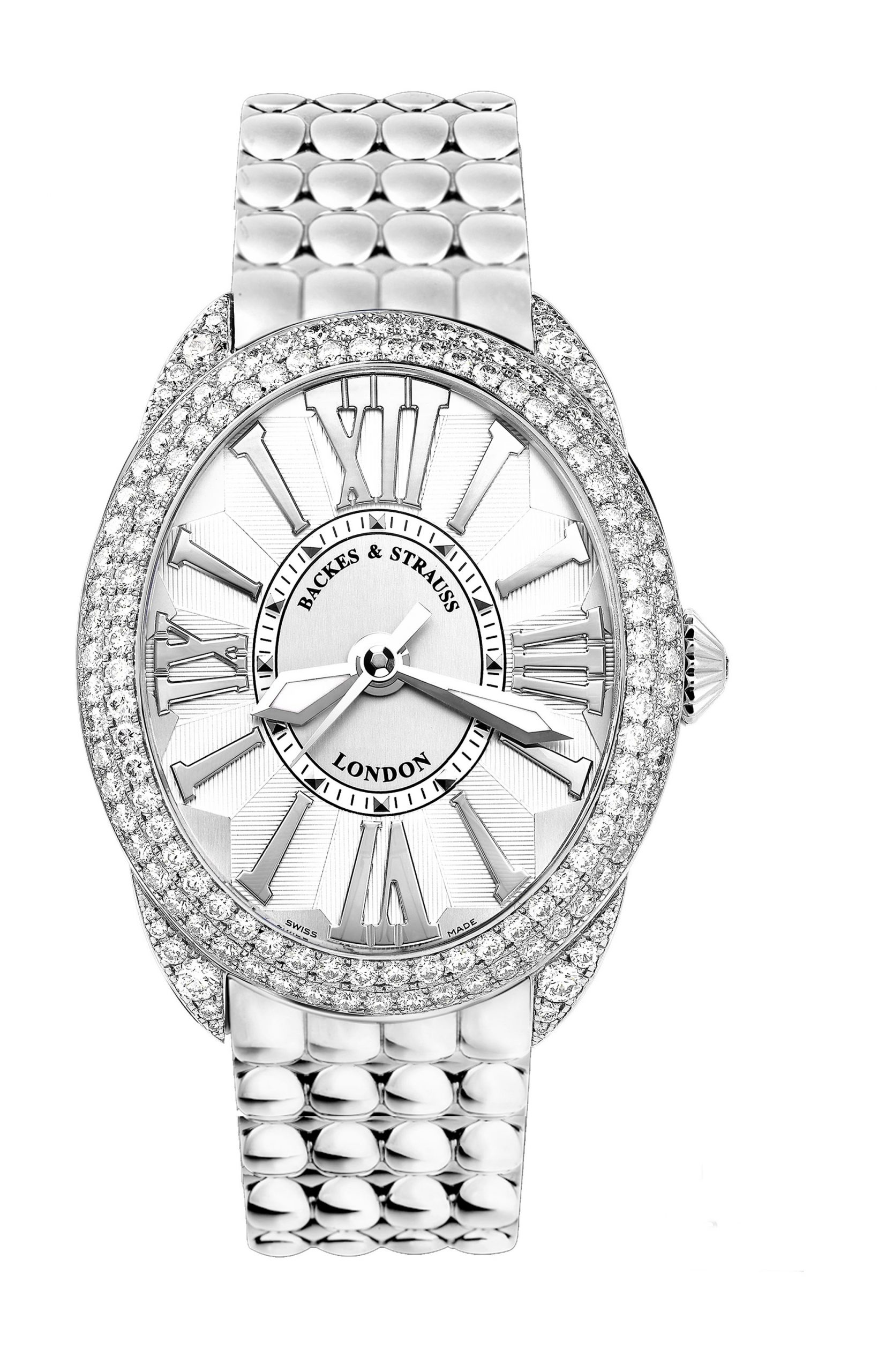 Backes & Strauss Regent Steel 3643 luxury timepiece - detailed view