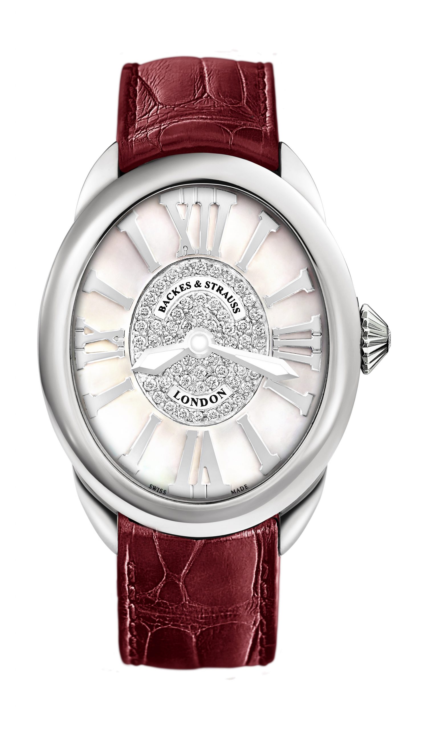 Backes & Strauss Regent Steel 3643 luxury timepiece - detailed view