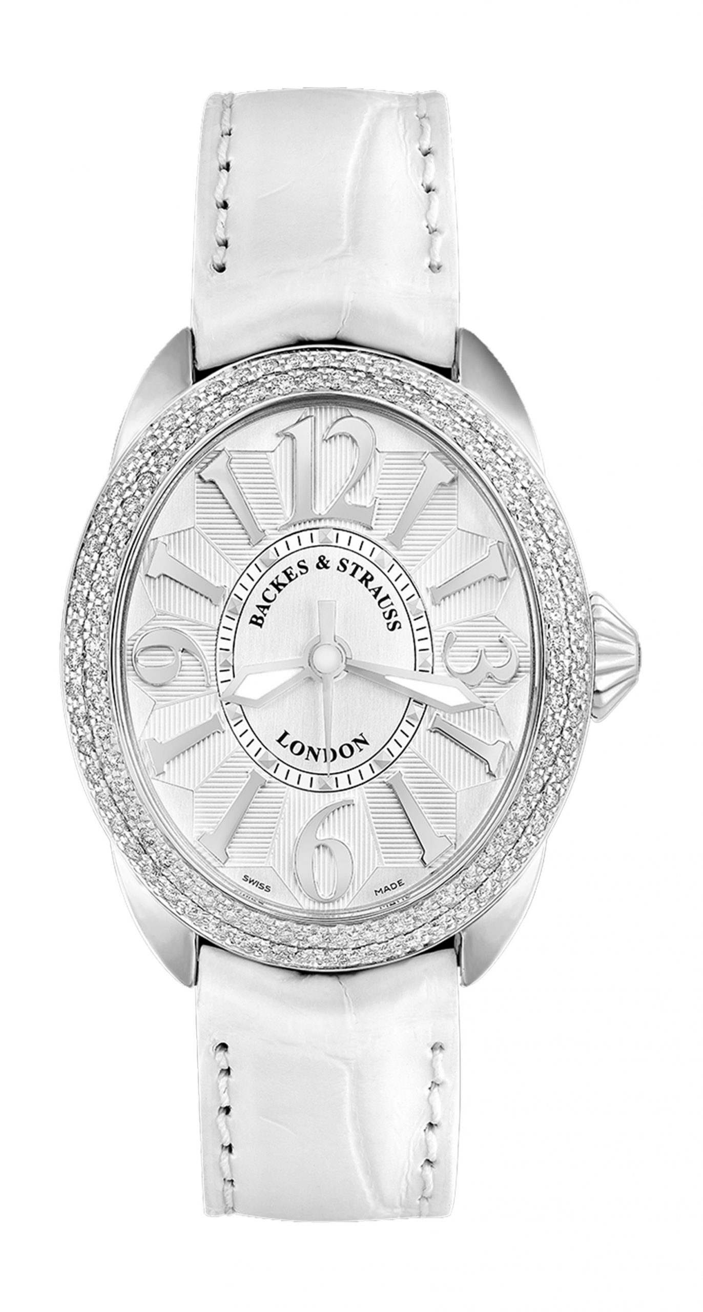 Backes & Strauss Regent Steel 3643 SP luxury timepiece - detailed view