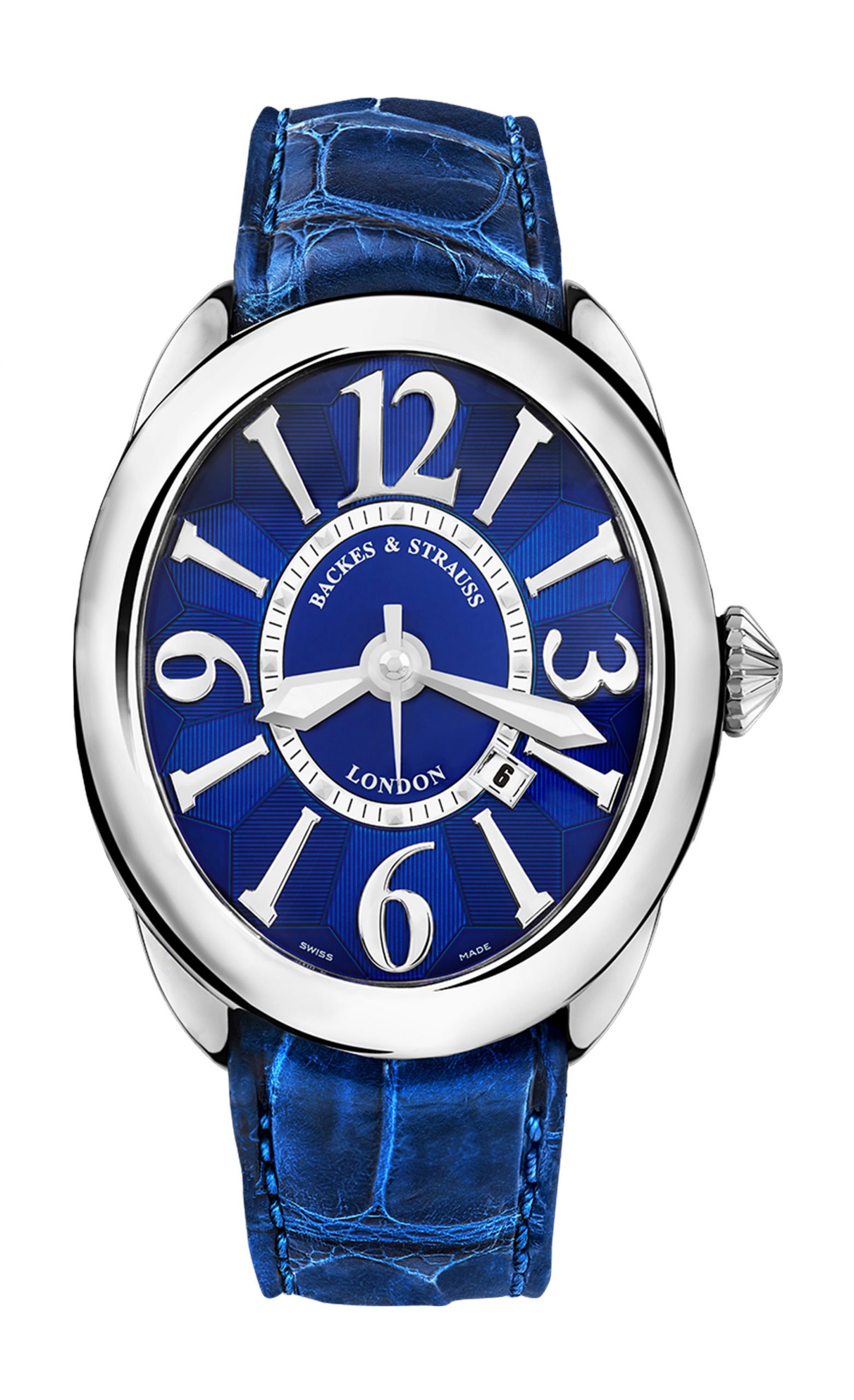 Backes & Strauss Regent Steel 4452 luxury timepiece - detailed view