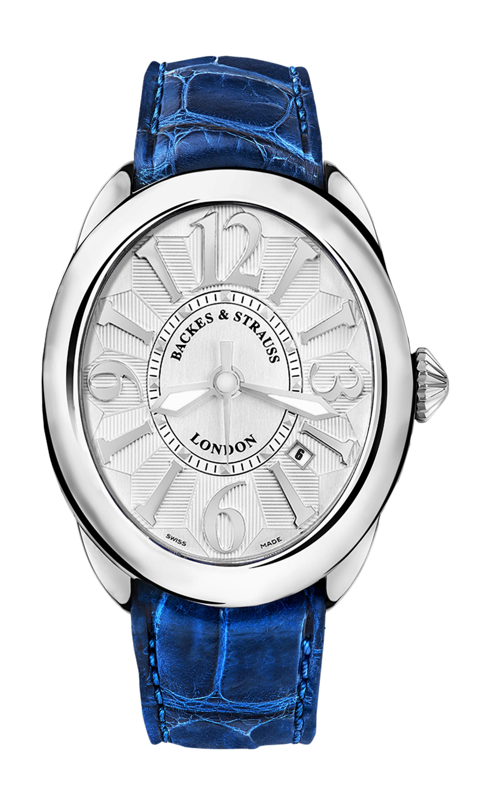 Backes & Strauss Regent Steel 4452 luxury timepiece - detailed view