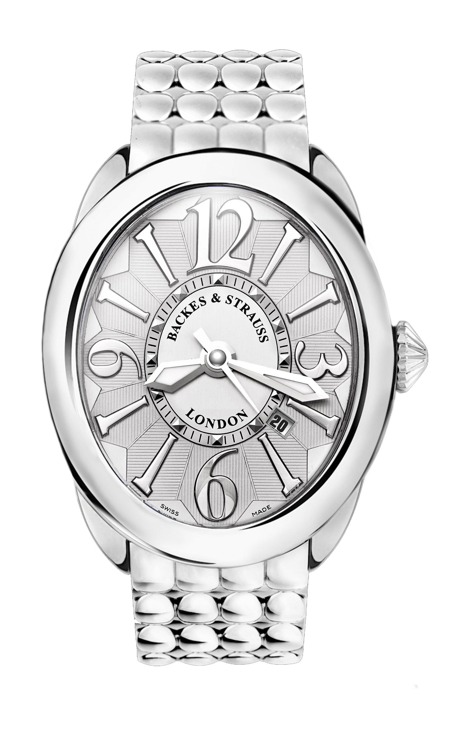 Backes & Strauss Regent Steel 4452 luxury timepiece - detailed view