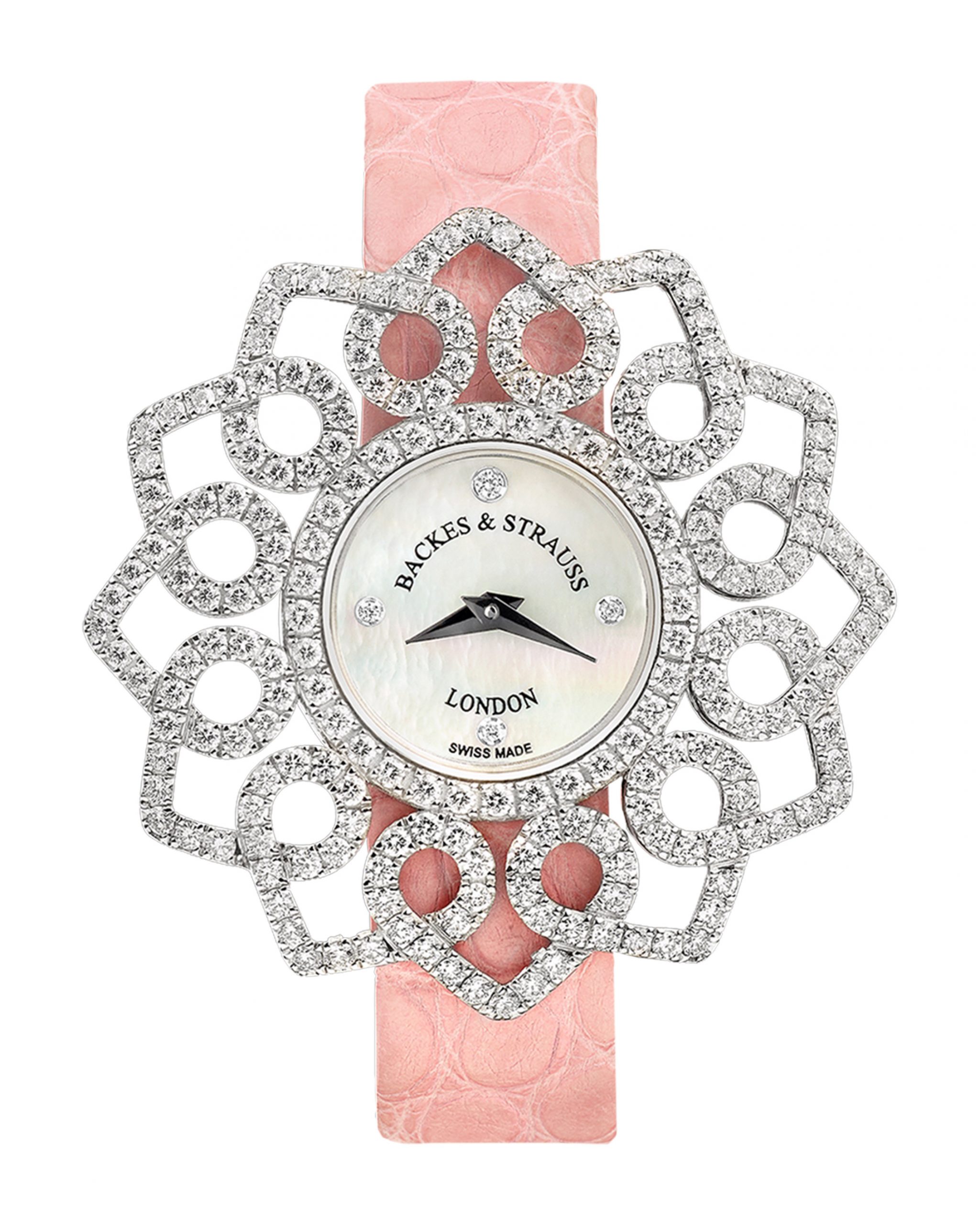 Backes & Strauss Victoria Snowdrop luxury timepiece - detailed view