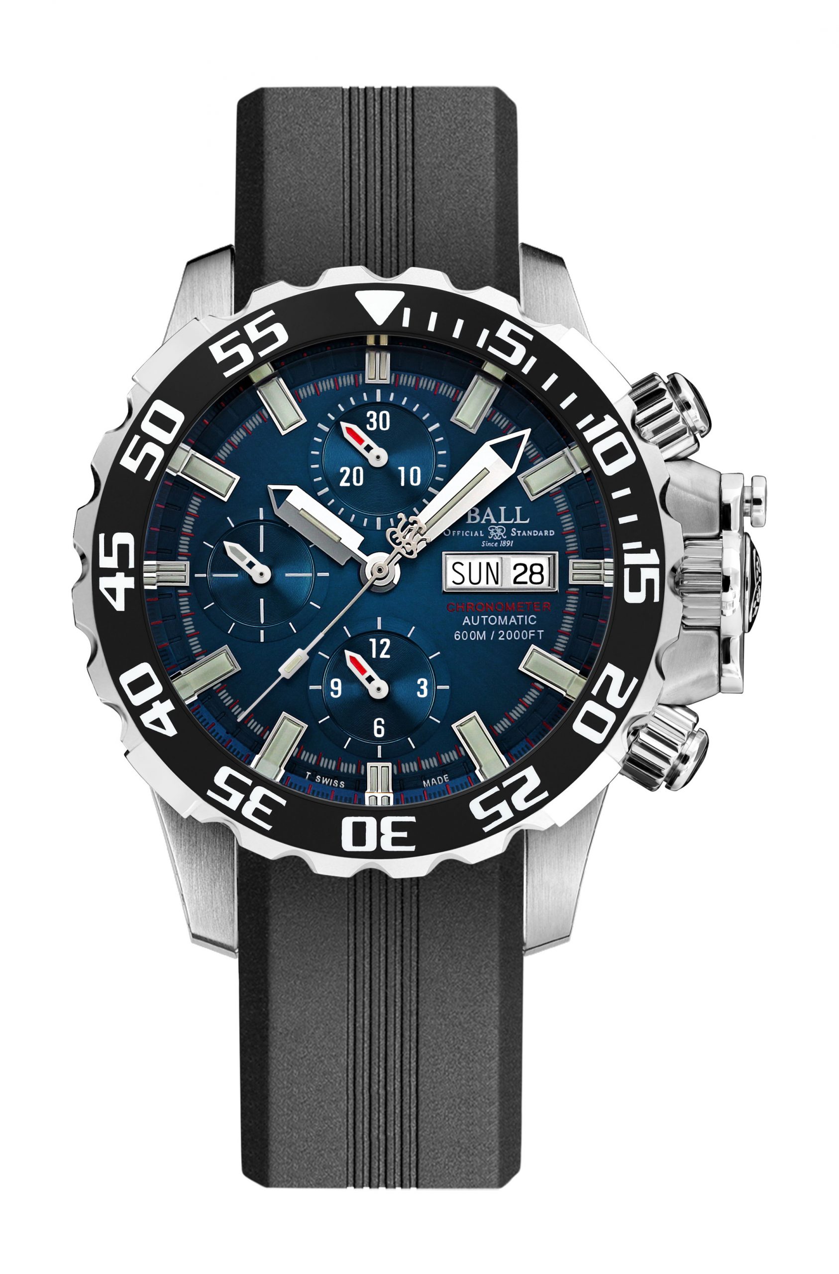 BALL Engineer Hydrocarbon NEDU luxury timepiece - detailed view