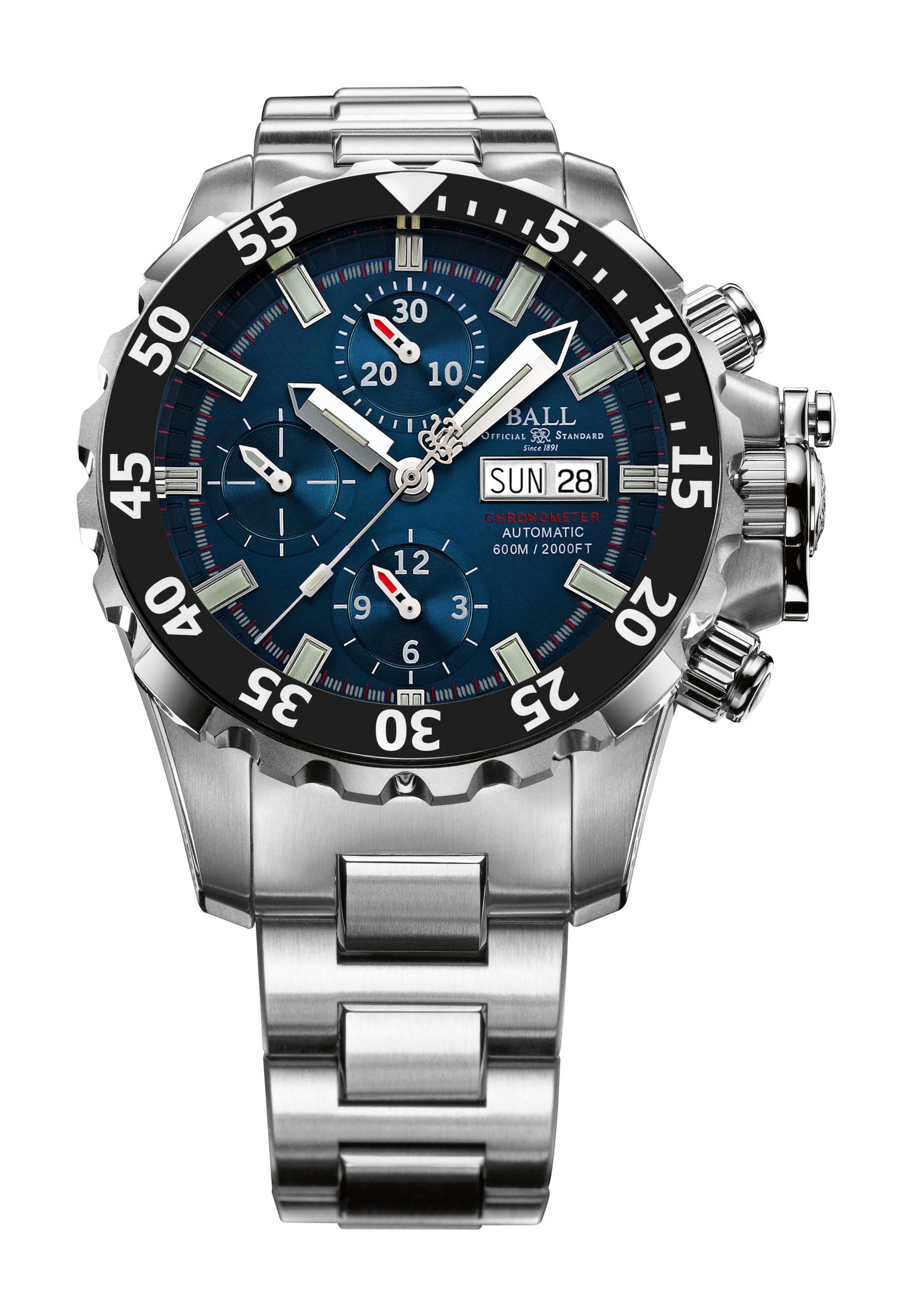 BALL Engineer Hydrocarbon NEDU luxury timepiece - detailed view