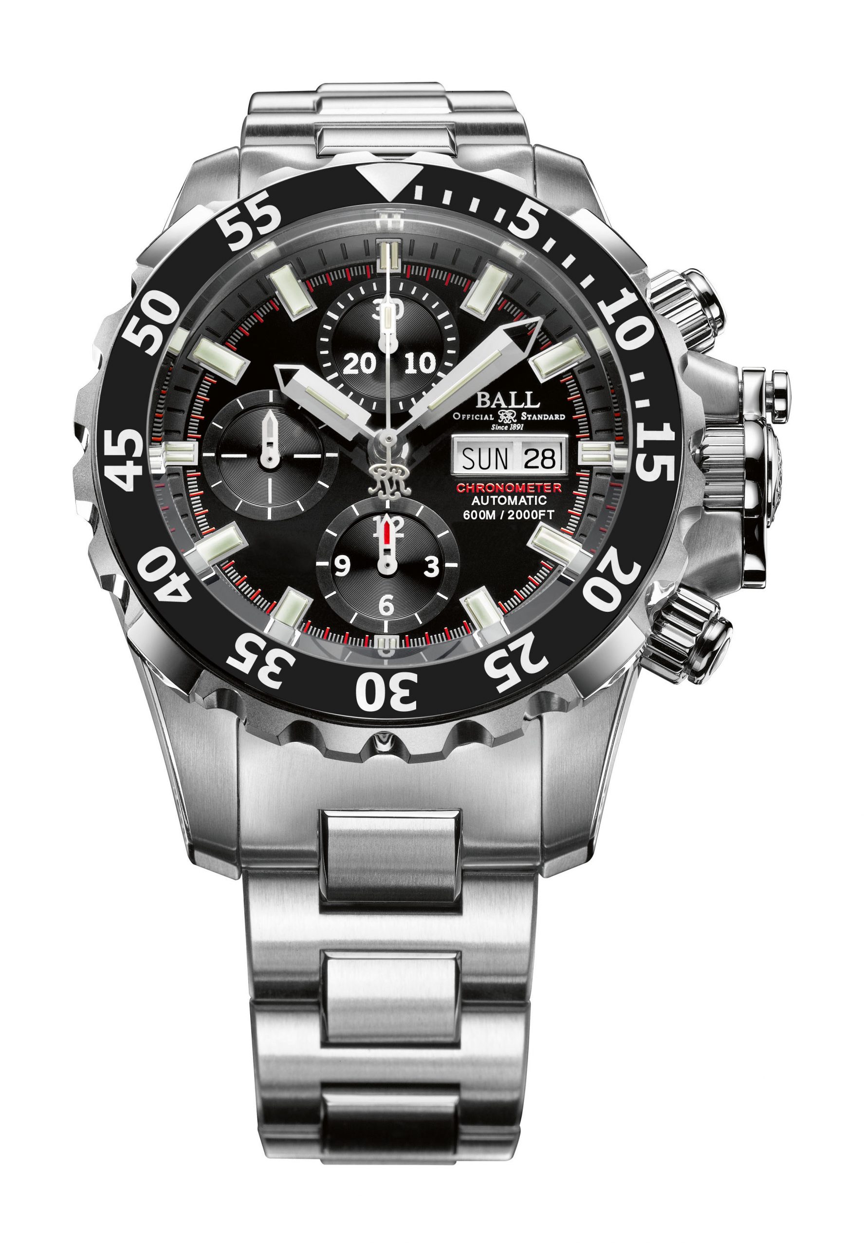 BALL Engineer Hydrocarbon NEDU luxury timepiece - detailed view