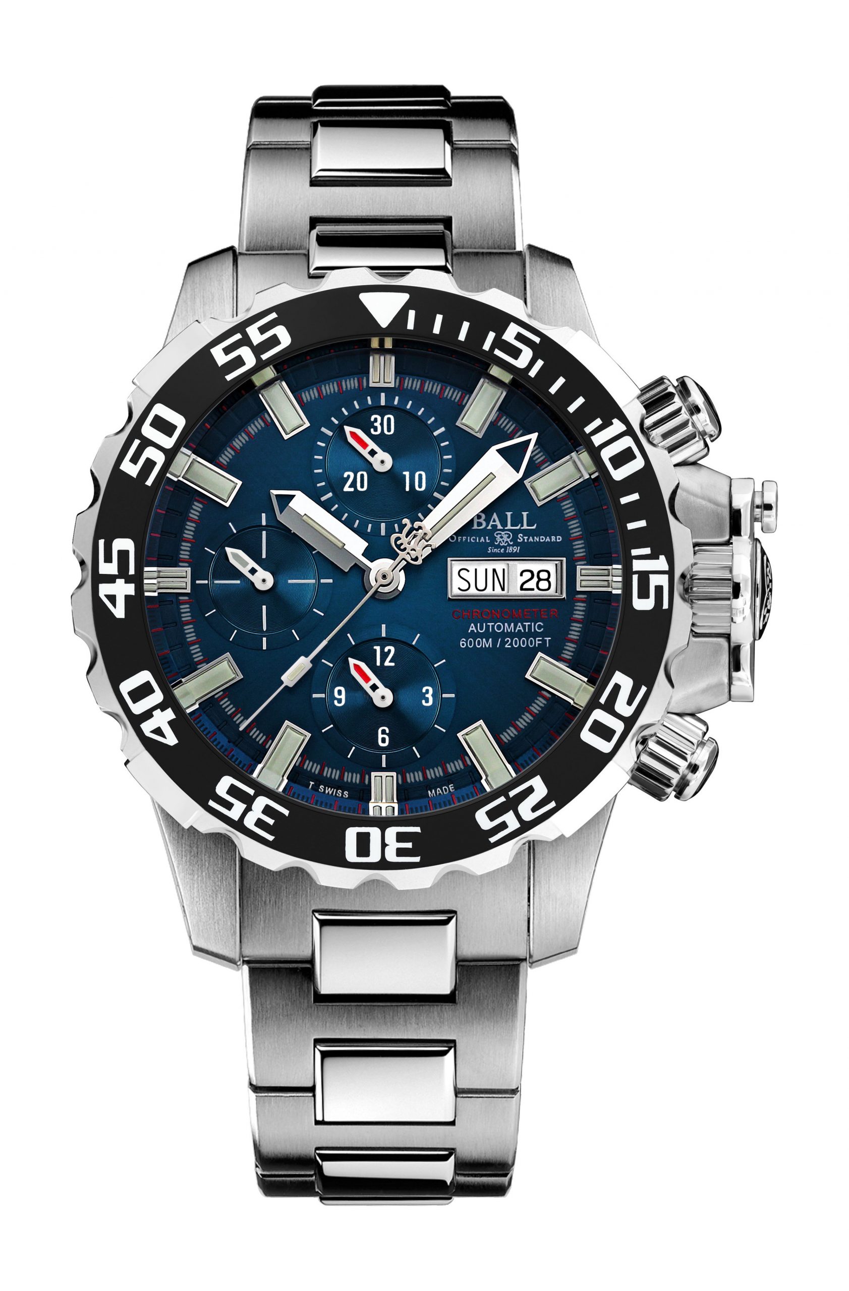 BALL Engineer Hydrocarbon NEDU luxury timepiece - detailed view