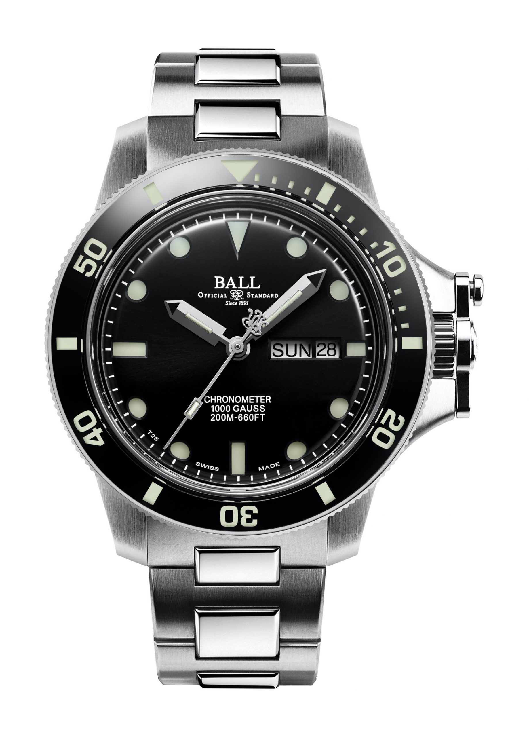 BALL Engineer Hydrocarbon Original 43 luxury timepiece - detailed view
