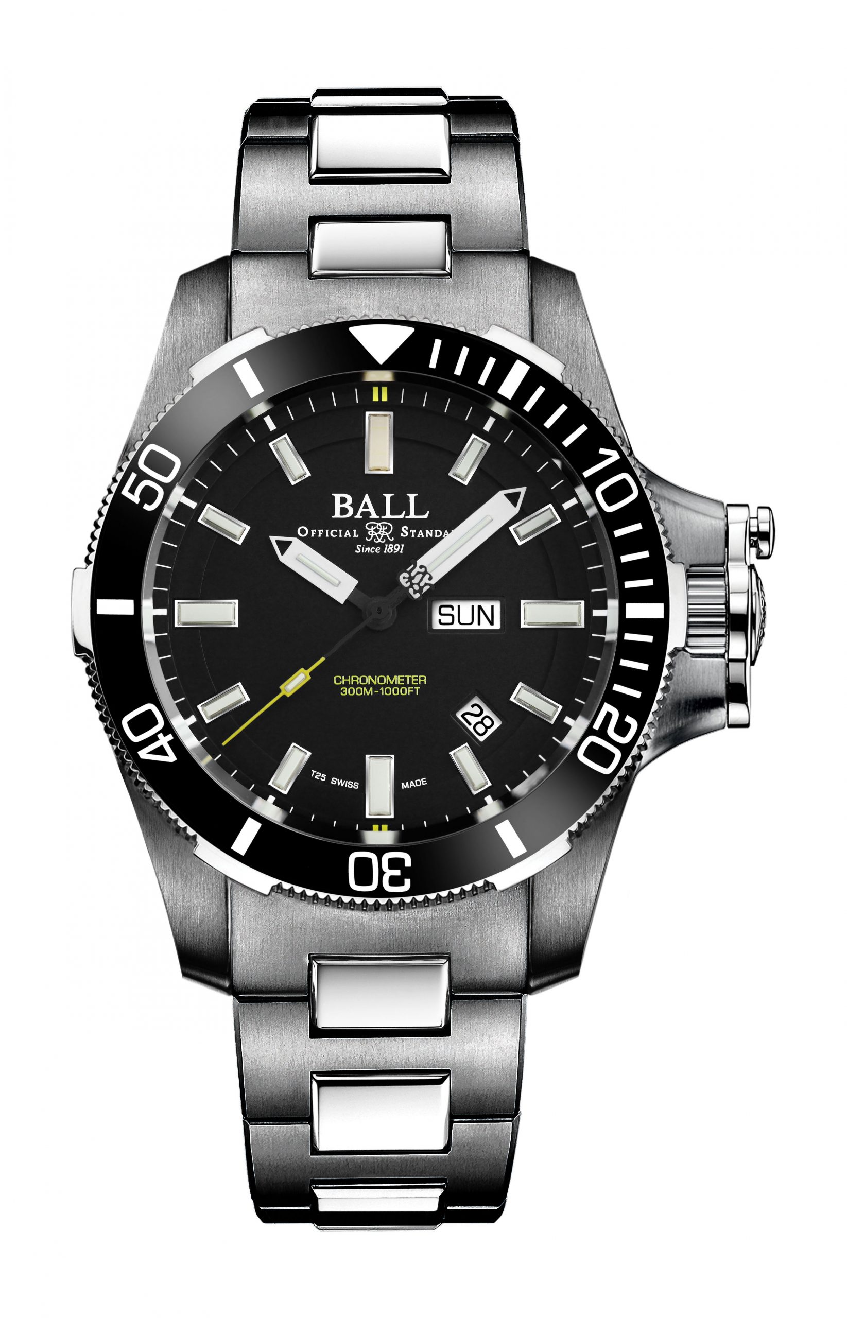 BALL Engineer Hydrocarbon Submarine Warfare Ceramic luxury timepiece - detailed view