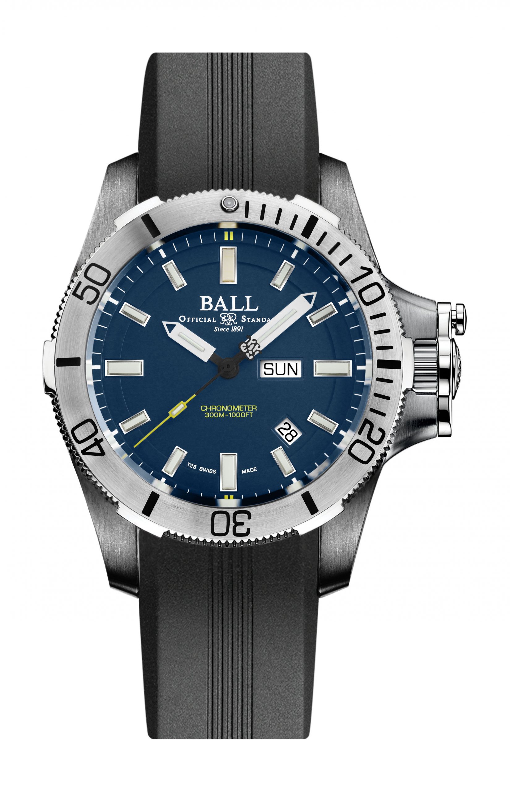BALL Engineer Hydrocarbon Submarine Warfare luxury timepiece - detailed view