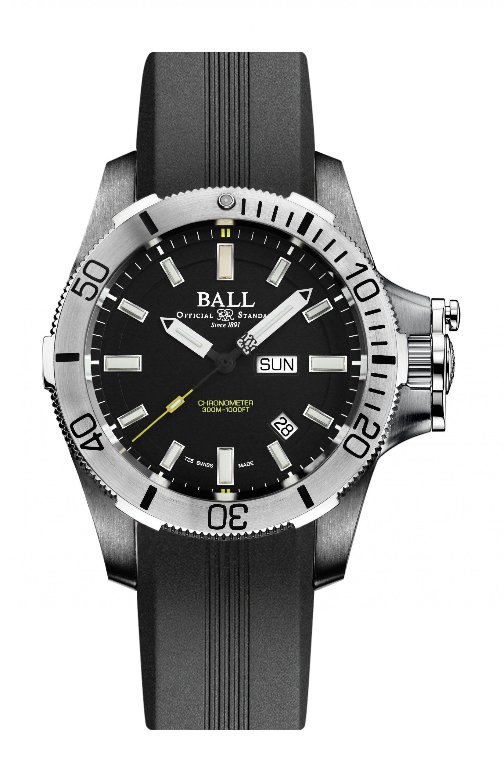 BALL Engineer Hydrocarbon Submarine Warfare luxury timepiece - detailed view