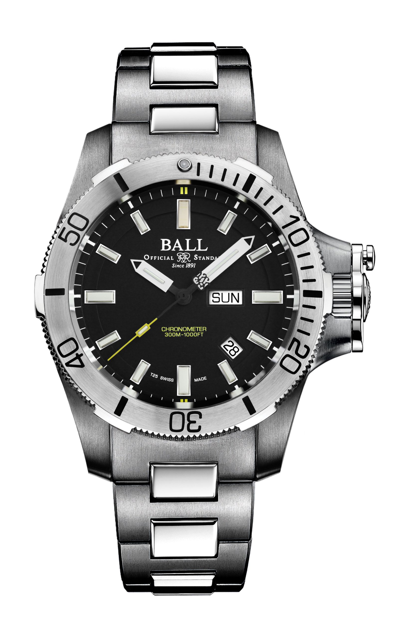 BALL Engineer Hydrocarbon Submarine Warfare luxury timepiece - detailed view