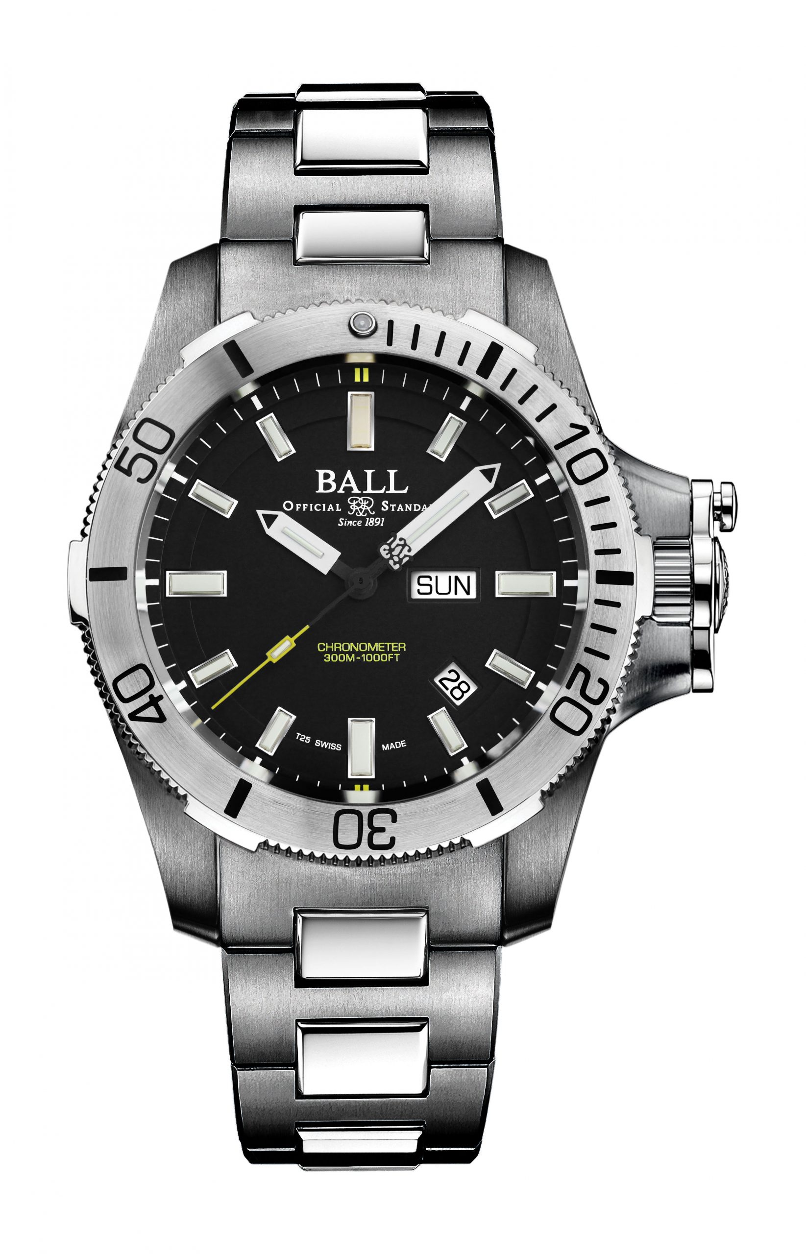 BALL Engineer Hydrocarbon Submarine Warfare luxury timepiece - detailed view