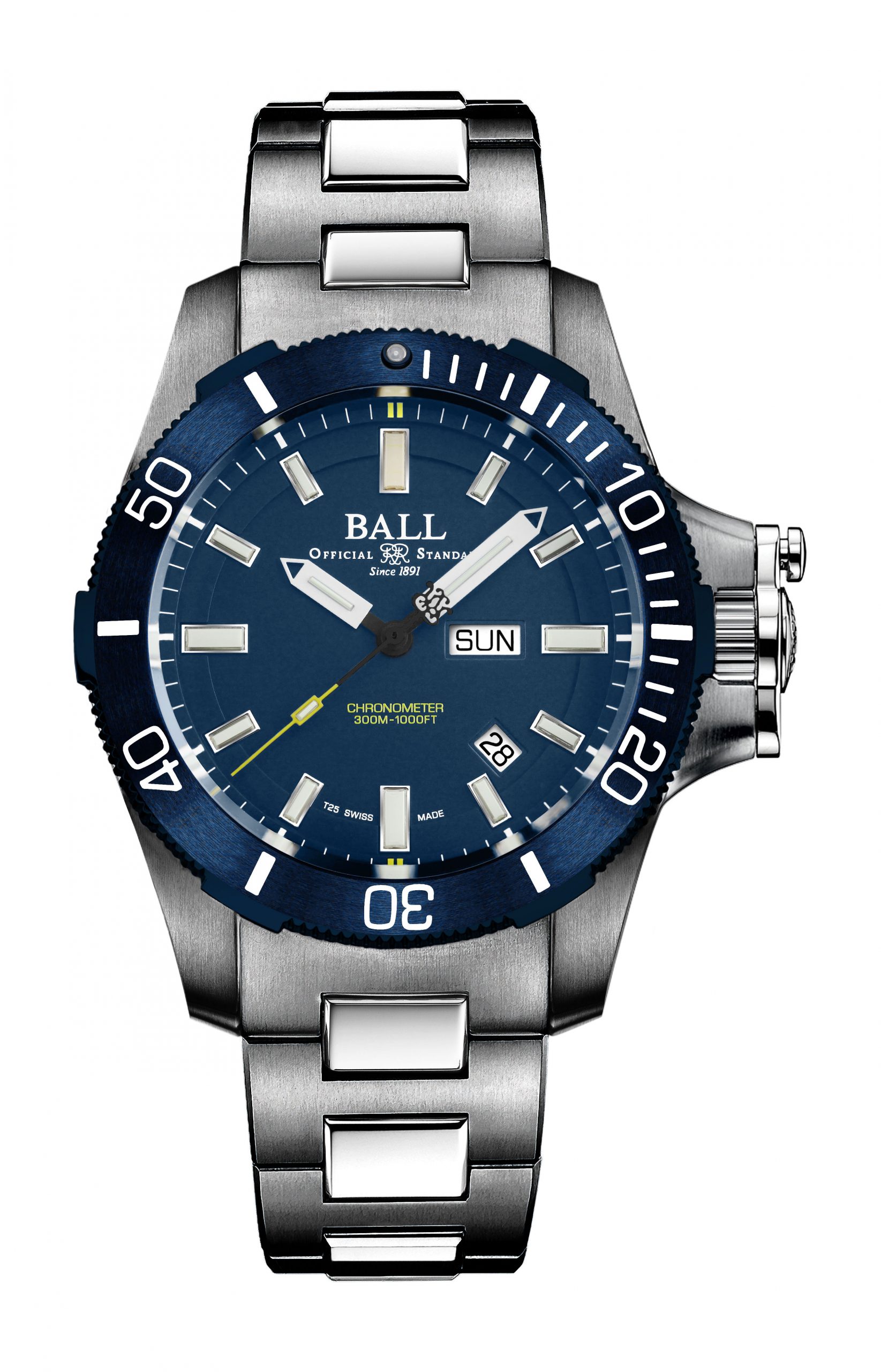 BALL Engineer Hydrocarbon Submarine Warfare luxury timepiece - detailed view