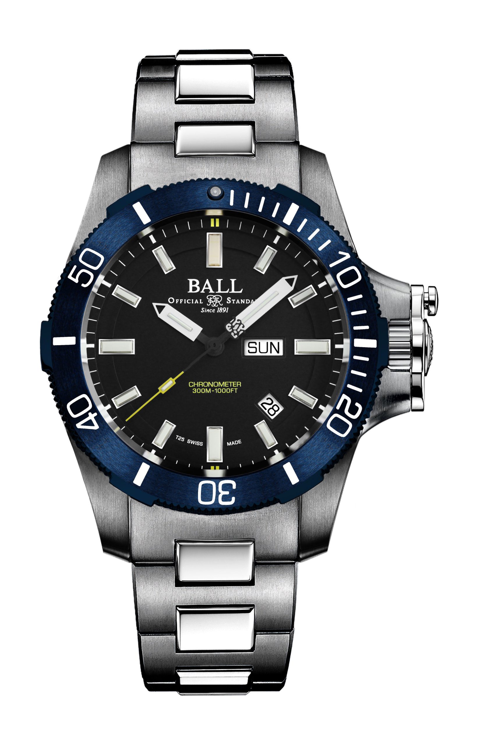 BALL Engineer Hydrocarbon Submarine Warfare luxury timepiece - detailed view