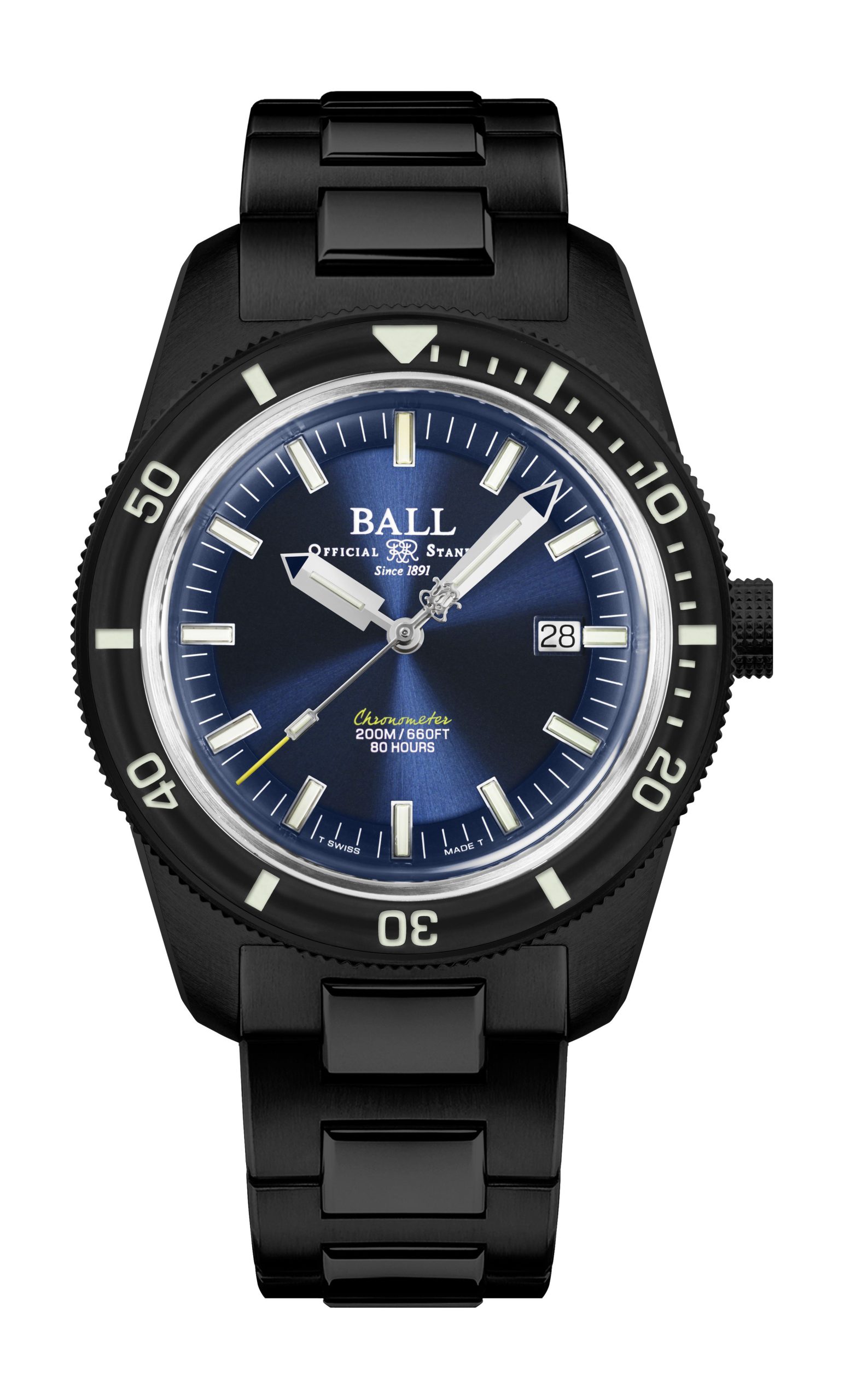 BALL Engineer II M Skindiver Heritage luxury timepiece - detailed view