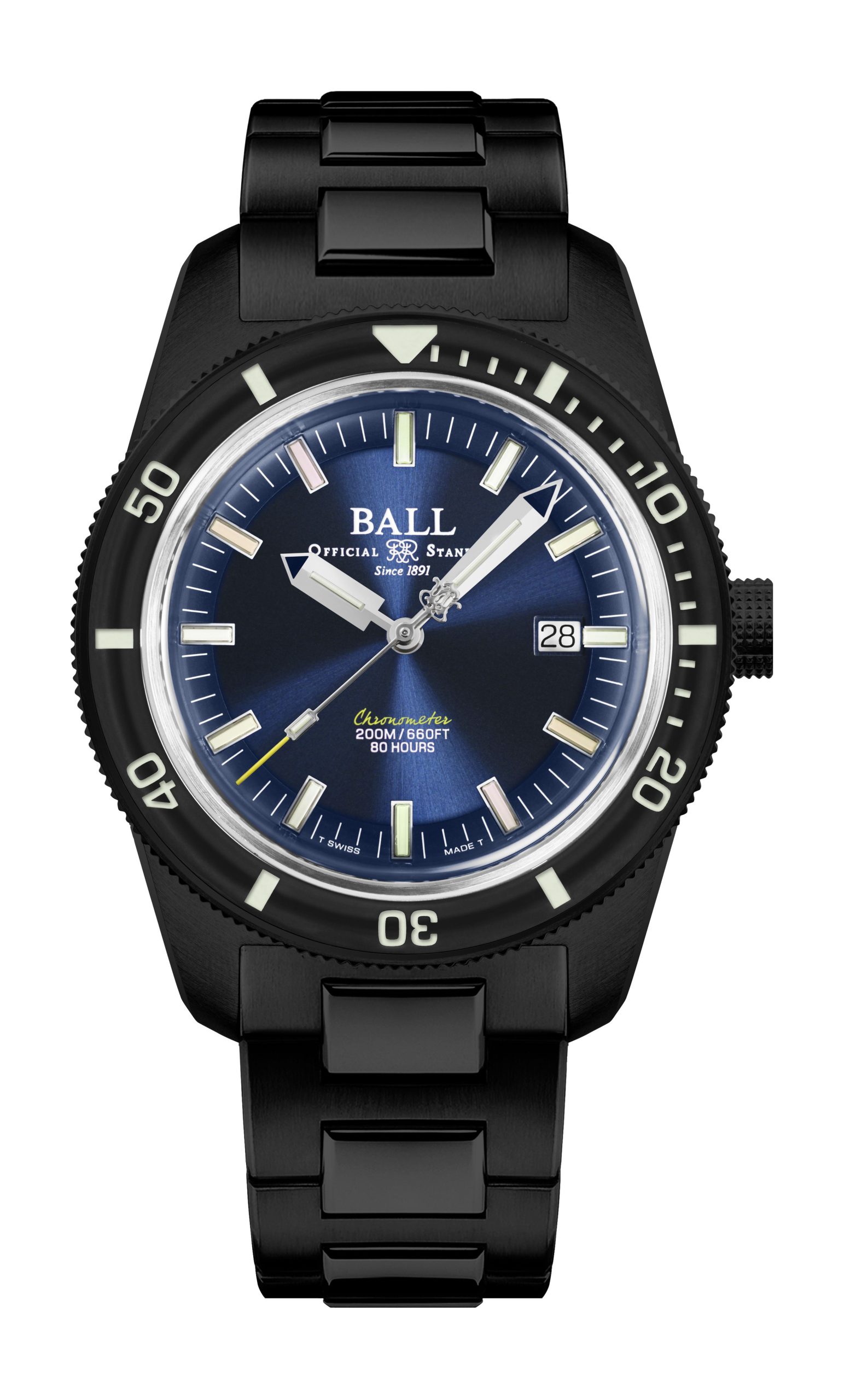BALL Engineer II M Skindiver Heritage luxury timepiece - detailed view