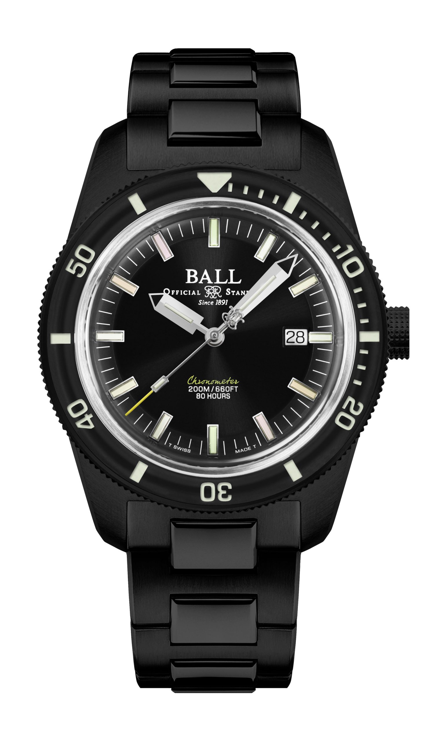 BALL Engineer II M Skindiver Heritage luxury timepiece - detailed view