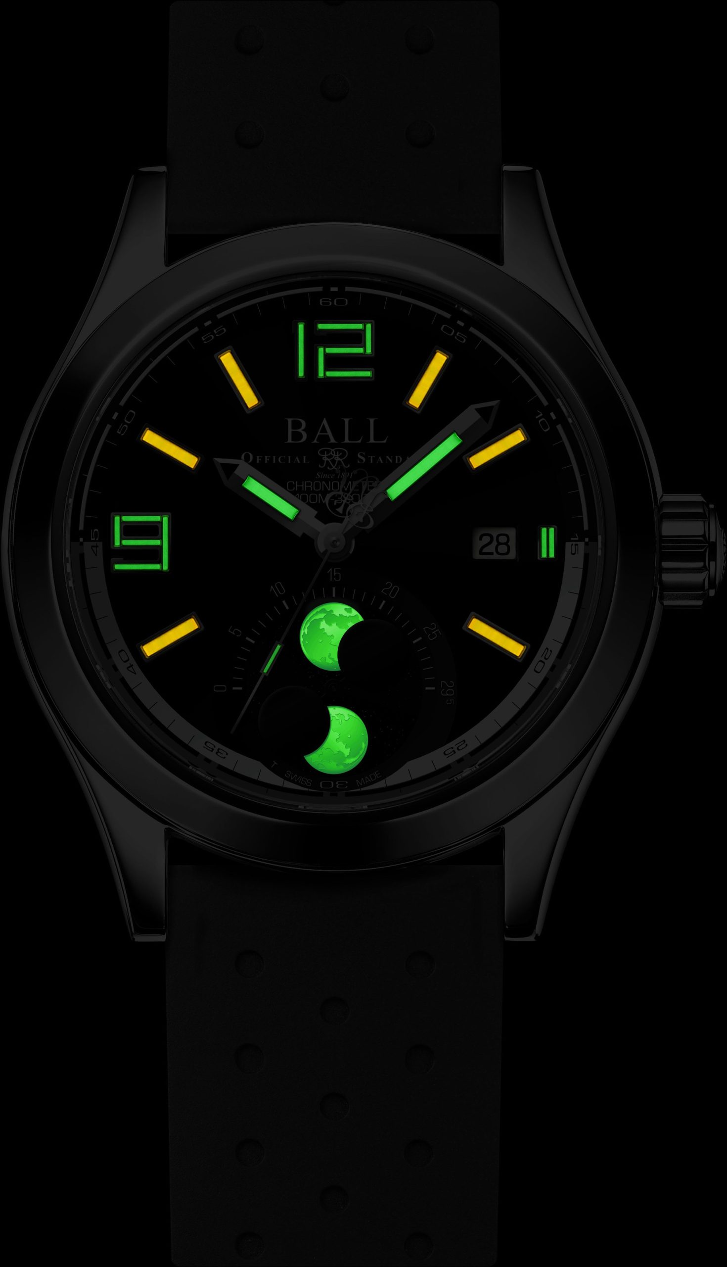 BALL Engineer II Moon Phase Chronometer 41 - View 2