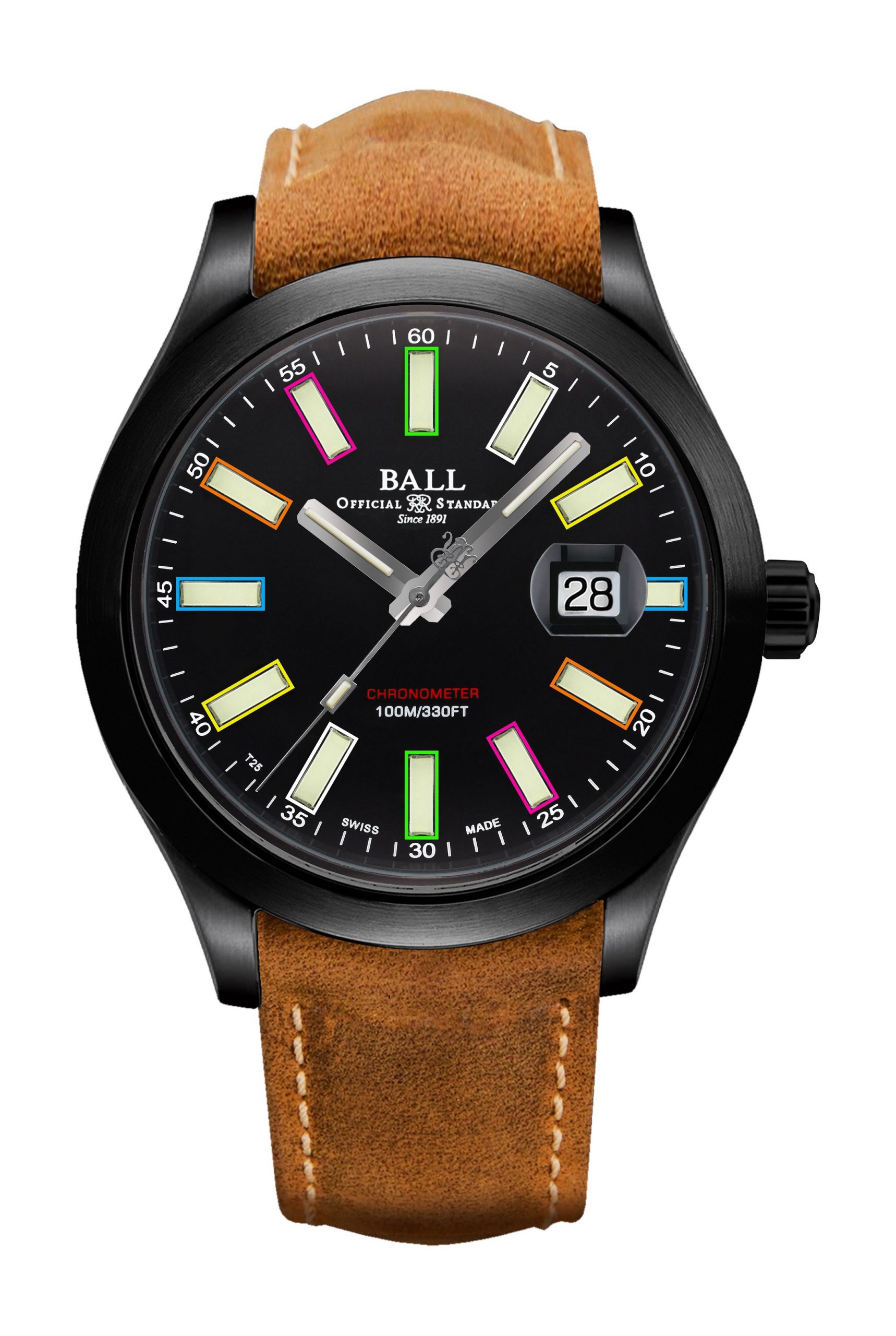 BALL Engineer II Rainbow luxury timepiece - detailed view