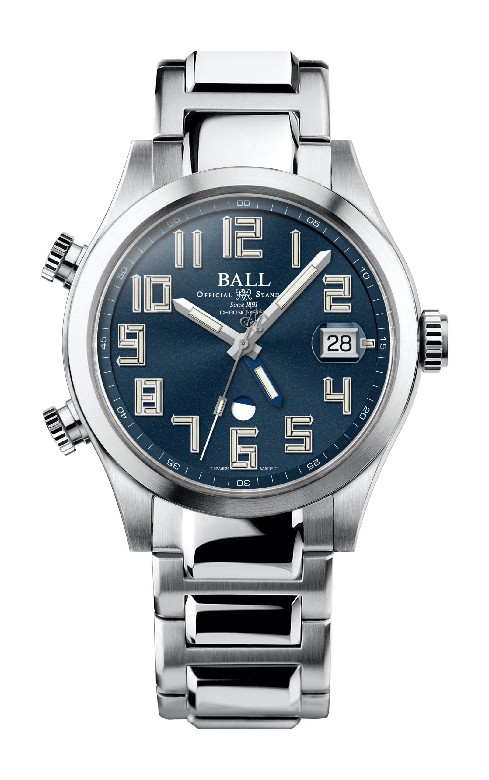 BALL Engineer II TimeTrekker luxury timepiece - detailed view