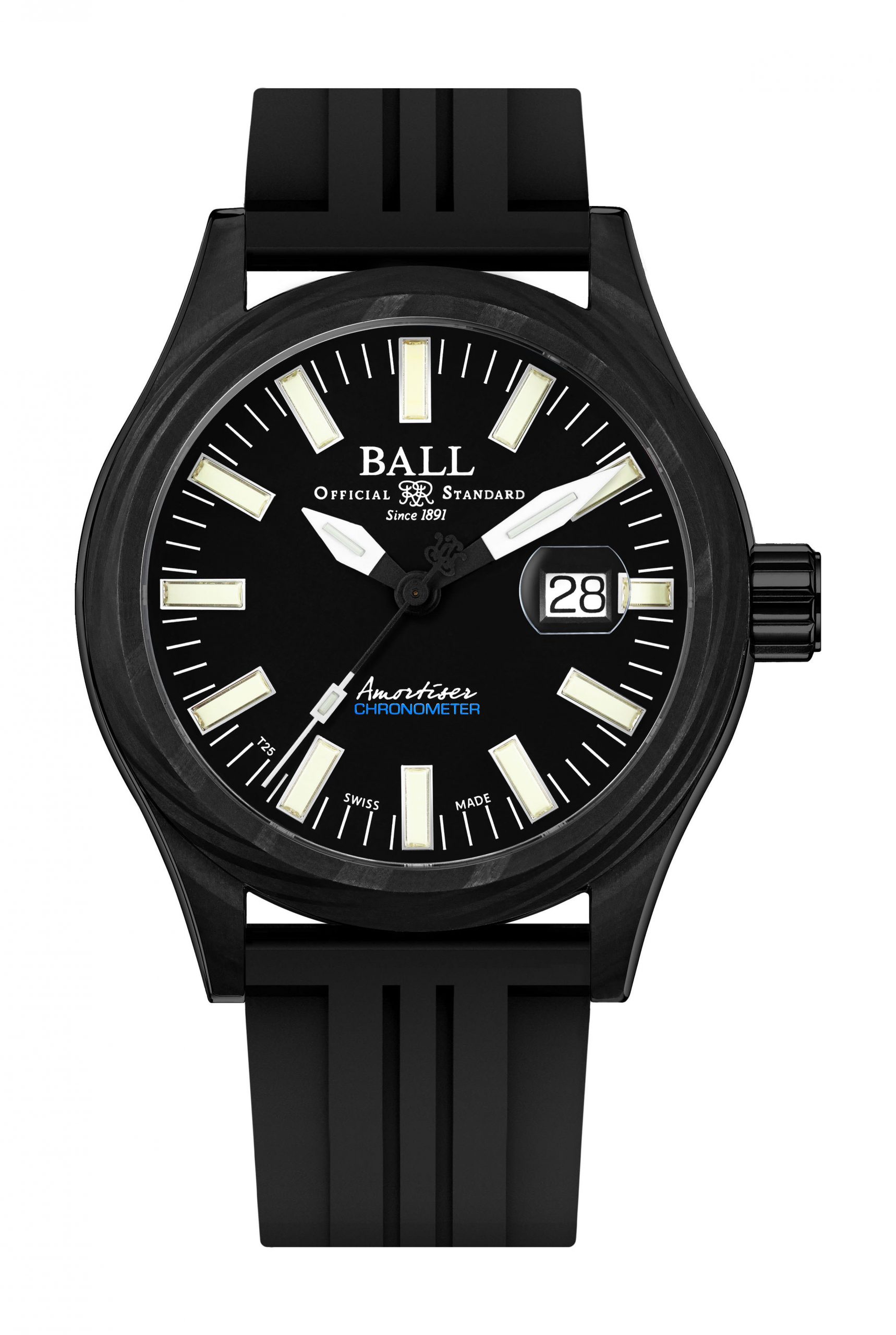 BALL Engineer III Carbolight luxury timepiece - detailed view