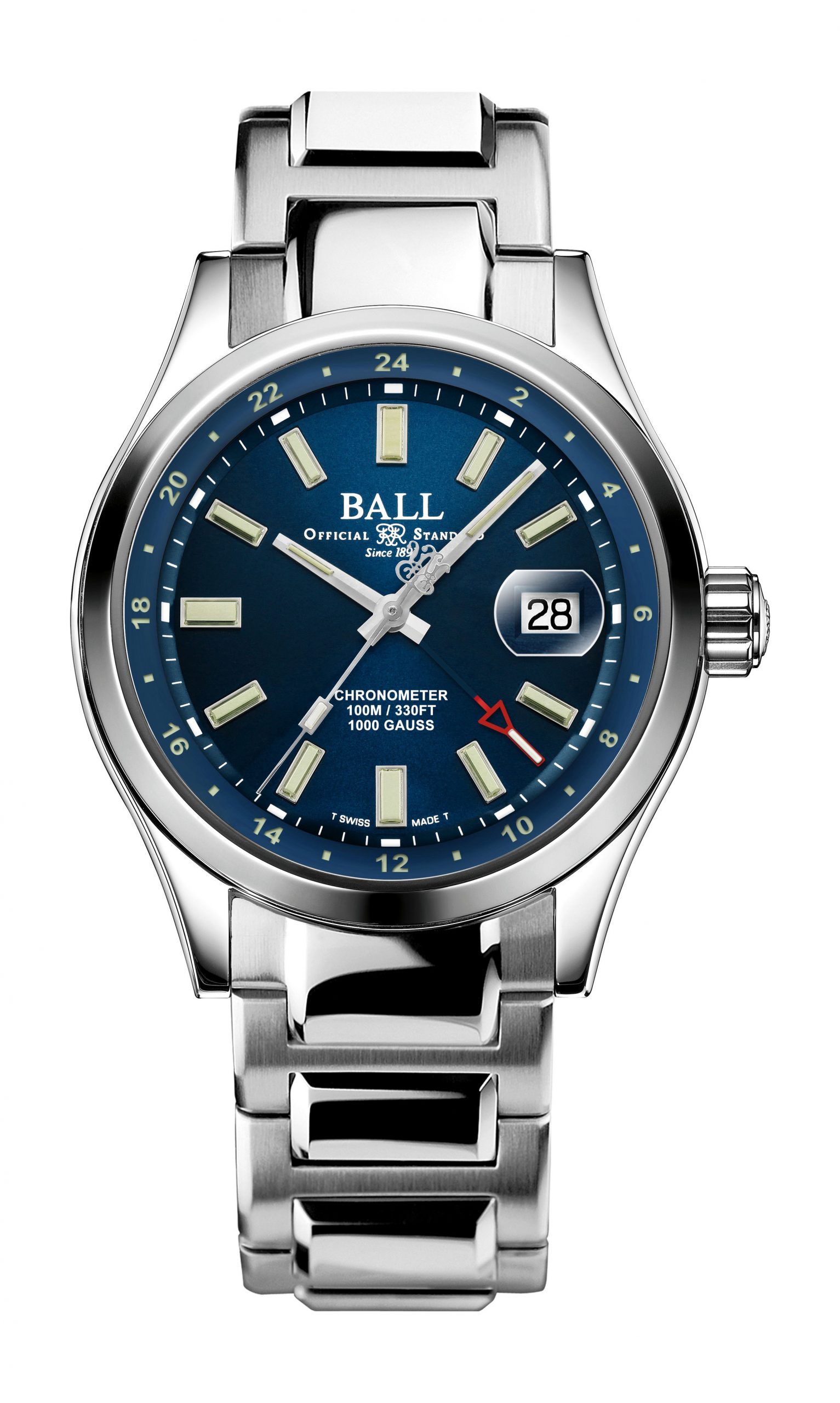 BALL Engineer III Endurance 1917 GMT 41 luxury timepiece - detailed view