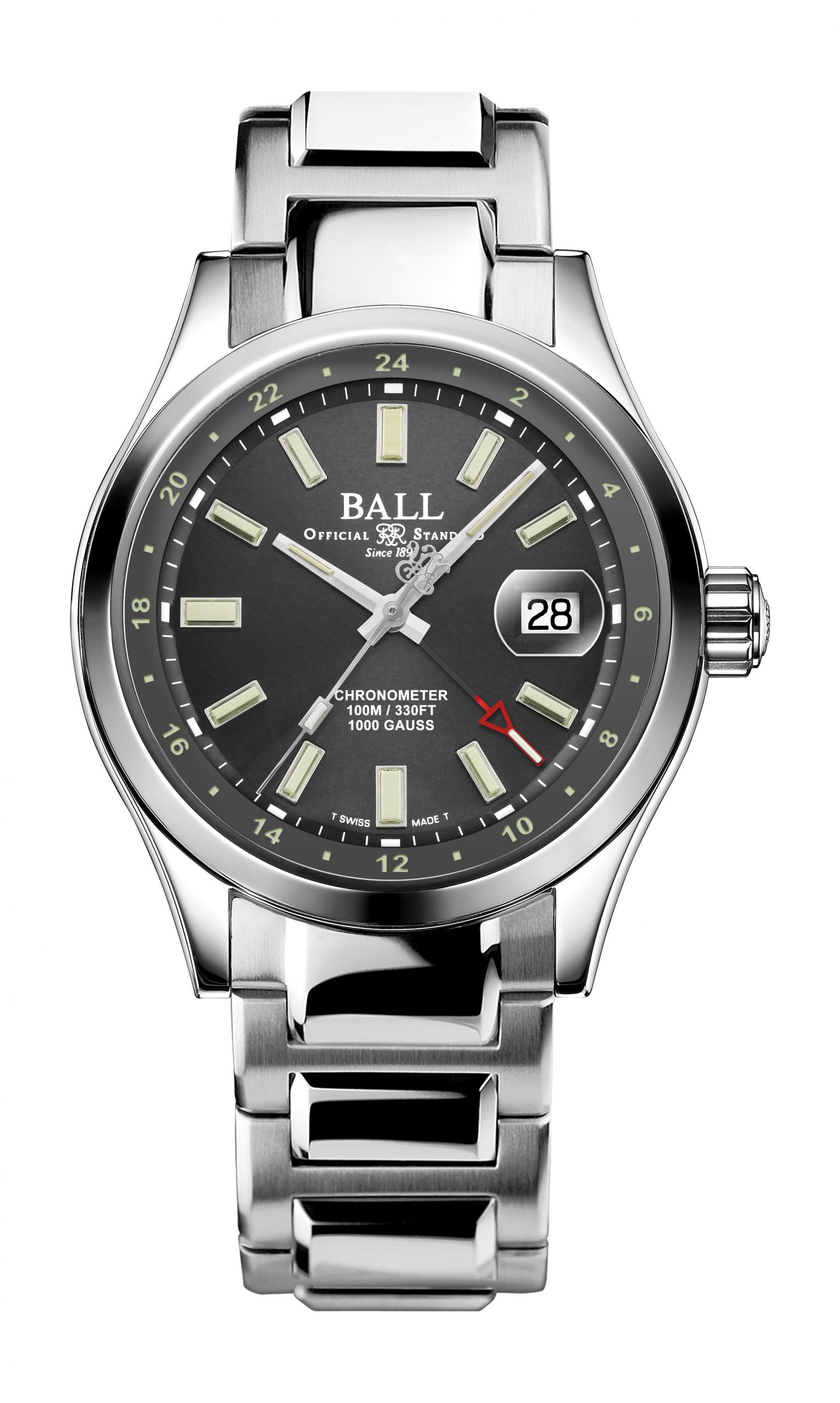BALL Engineer III Endurance 1917 GMT 41 luxury timepiece - detailed view