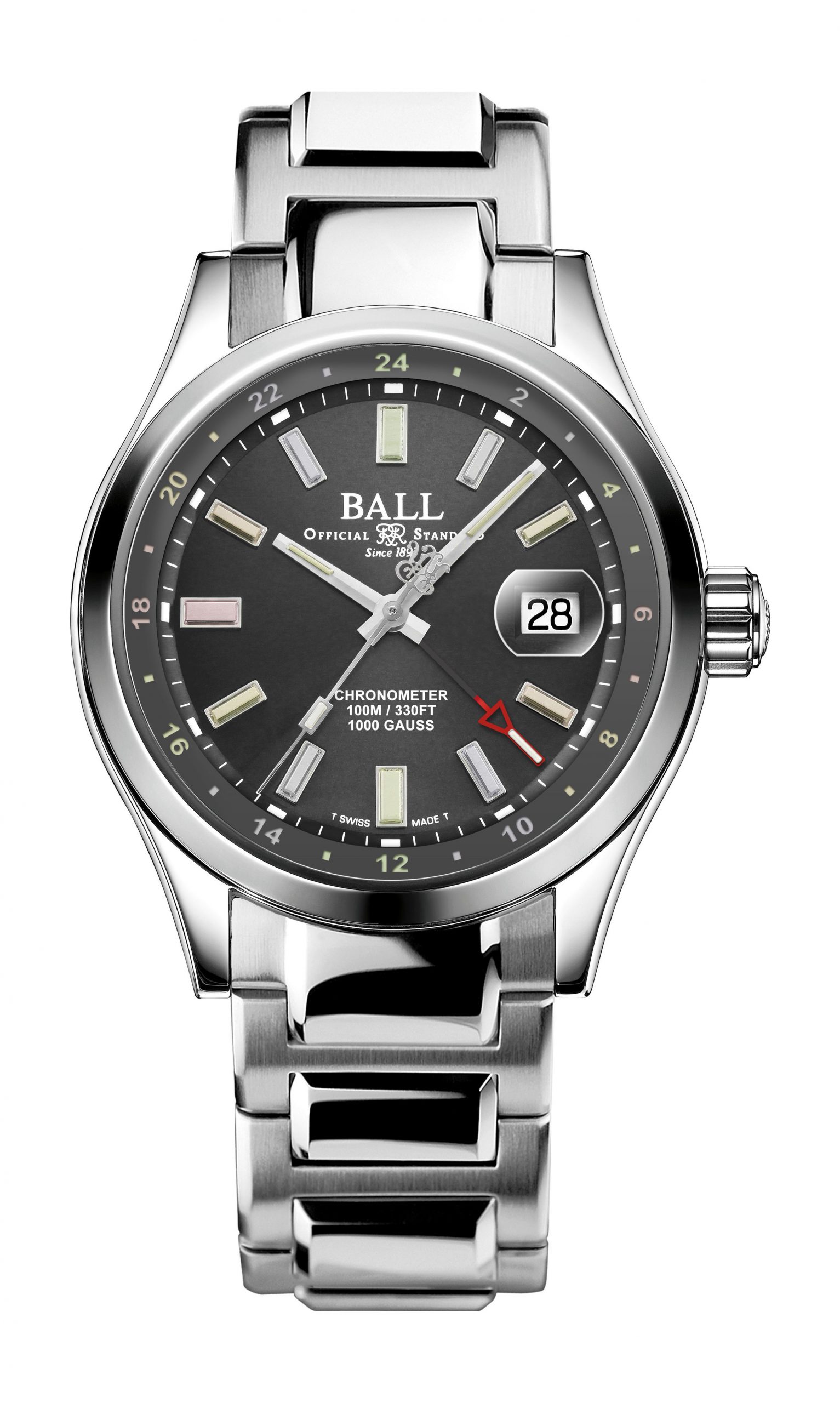 BALL Engineer III Endurance 1917 GMT 41 luxury timepiece - detailed view