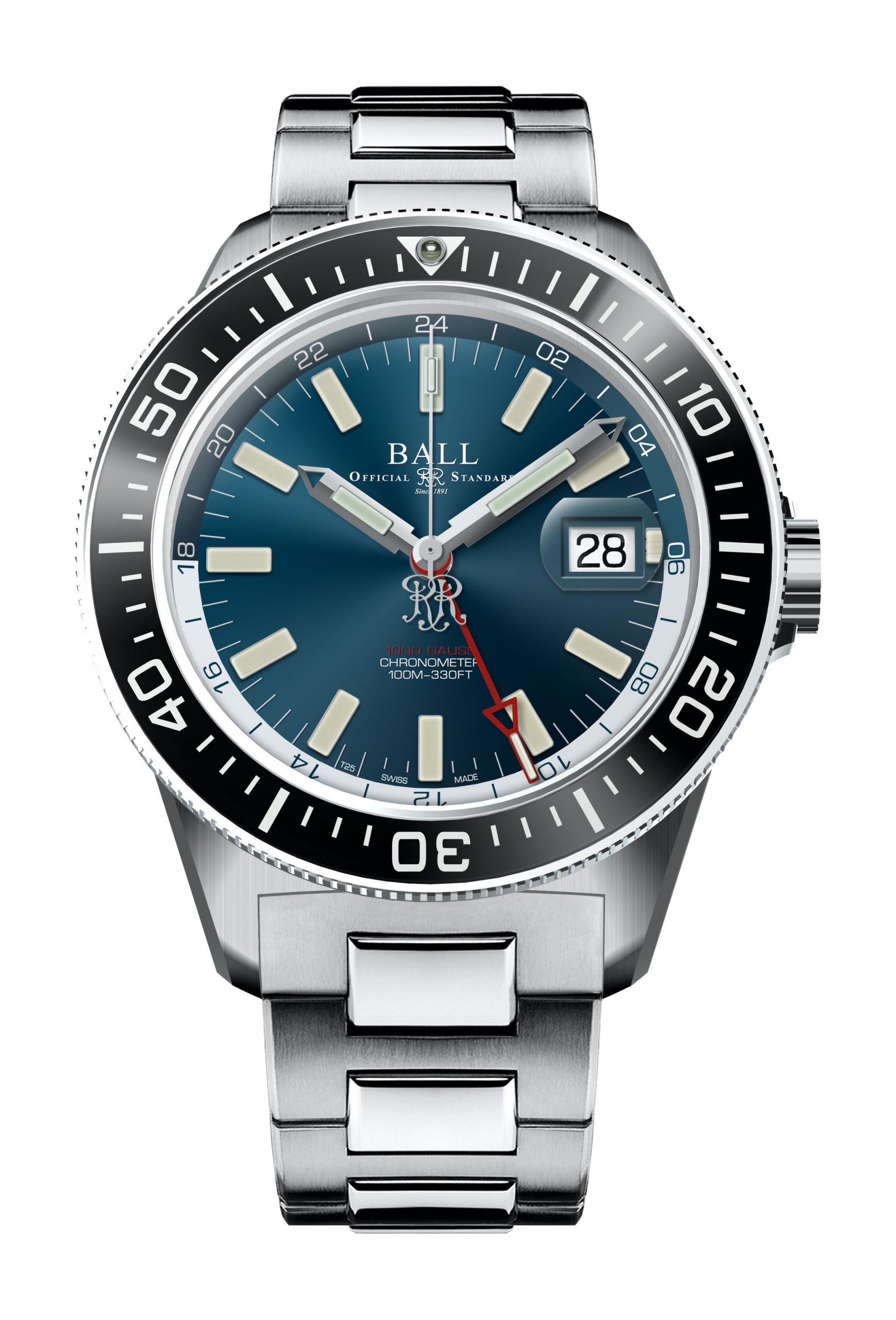 BALL Engineer III Hurricane Hunters luxury timepiece - detailed view