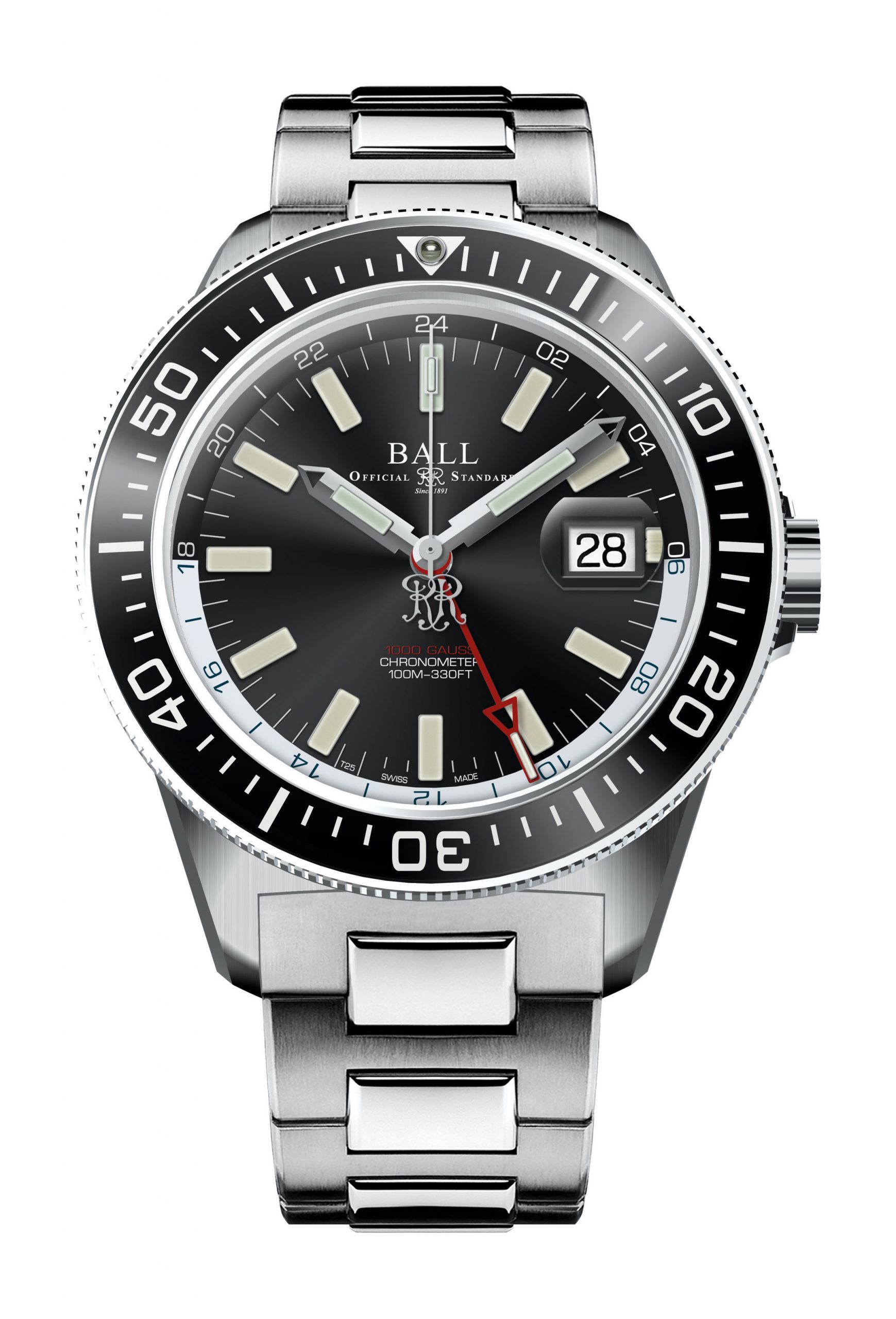 BALL Engineer III Hurricane Hunters luxury timepiece - detailed view
