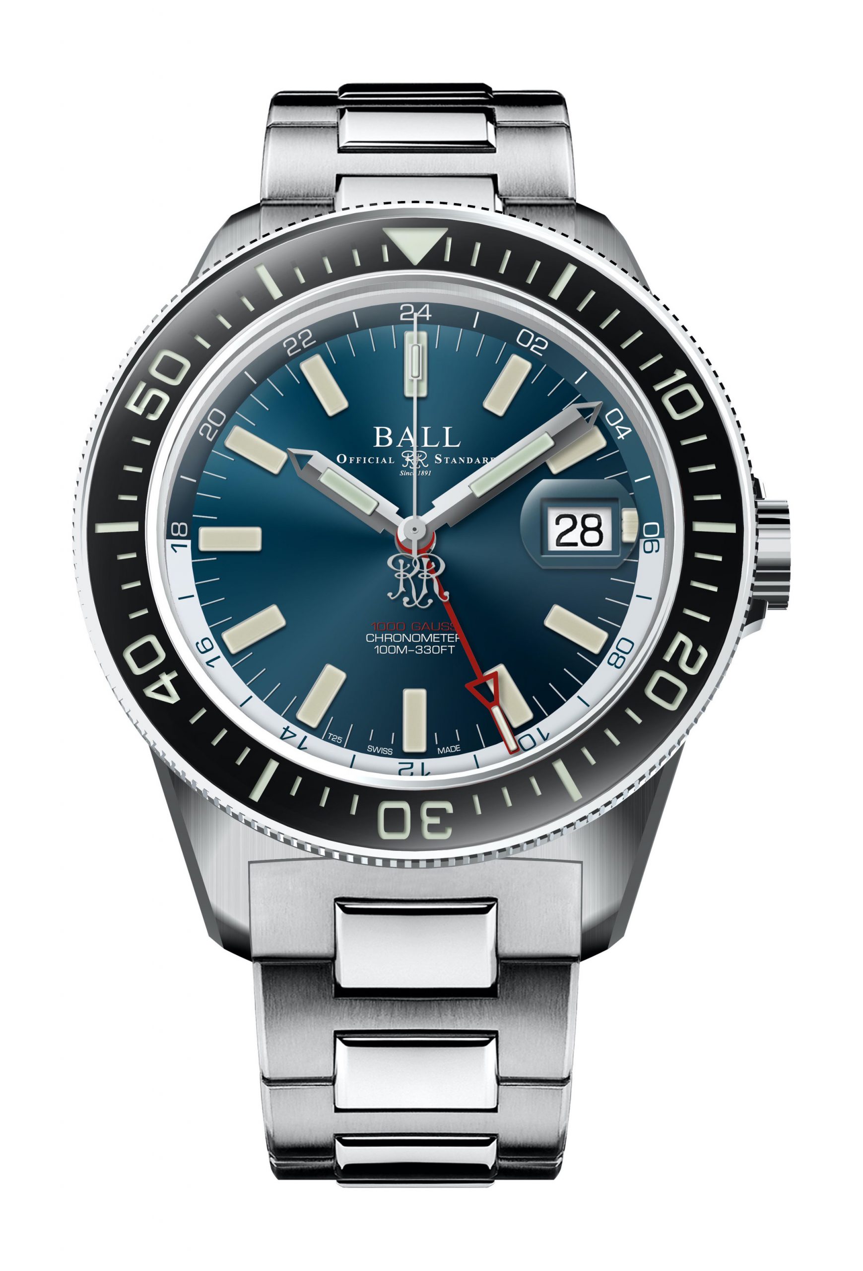 BALL Engineer III Hurricane Hunters luxury timepiece - detailed view