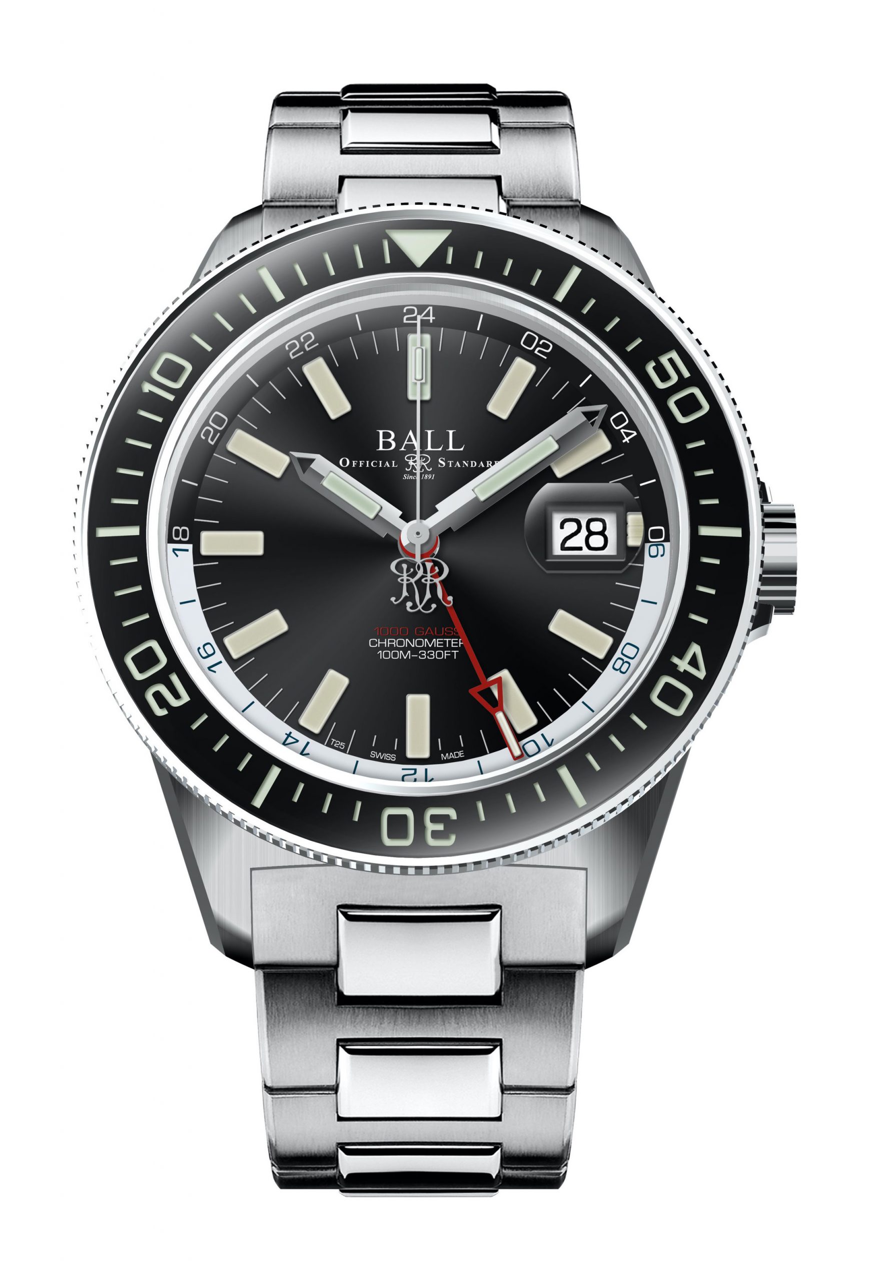 BALL Engineer III Hurricane Hunters luxury timepiece - detailed view