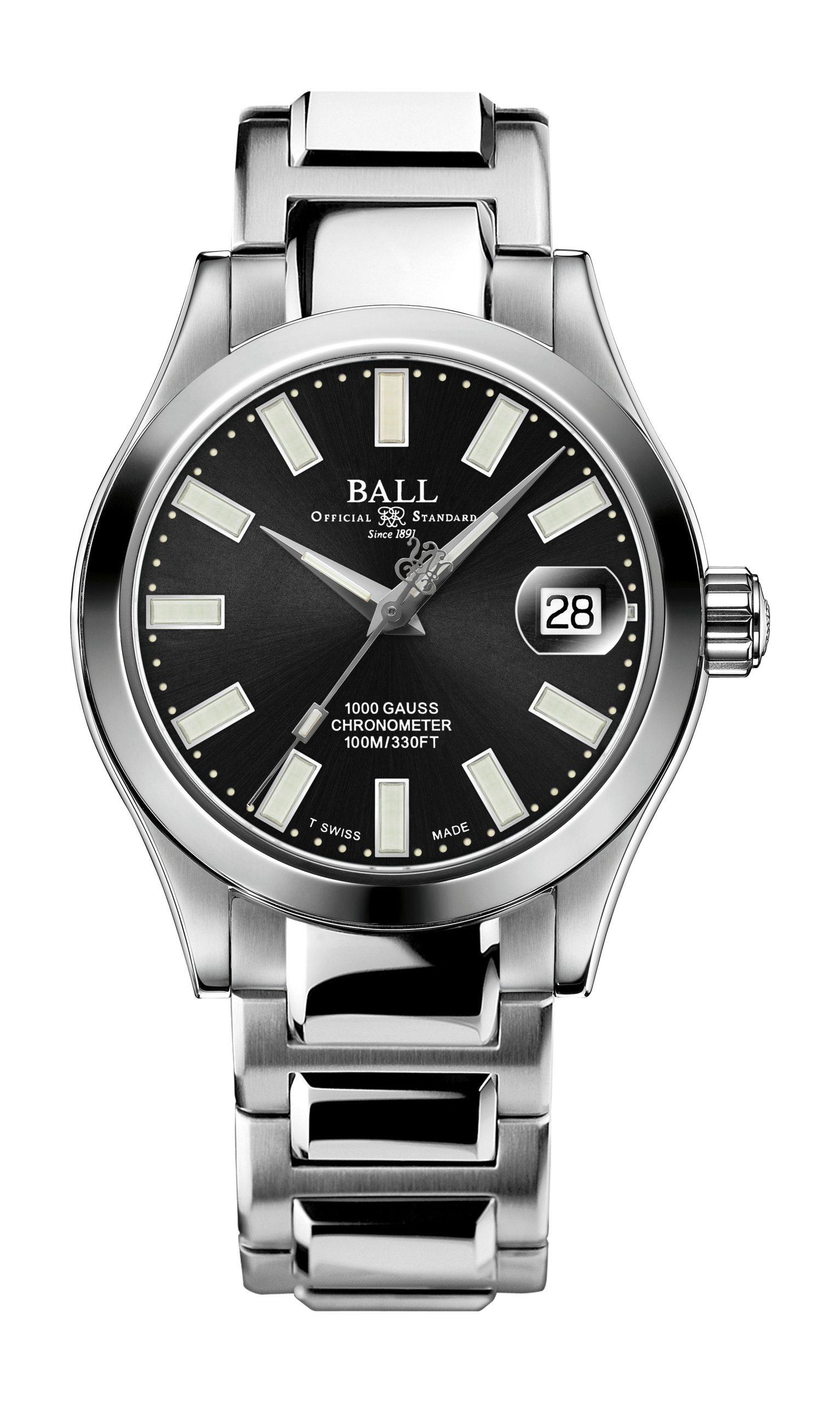 BALL Engineer III Marvelight Chronometer 36 luxury timepiece - detailed view