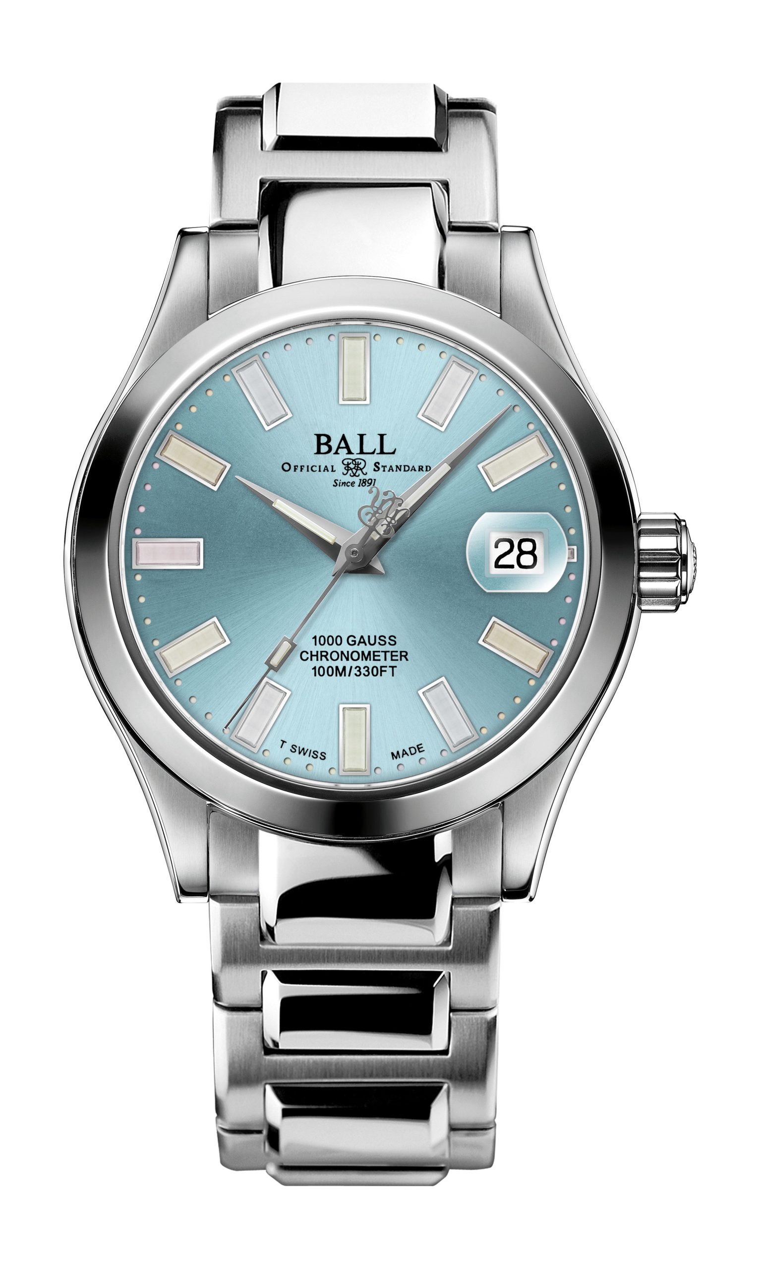 BALL Engineer III Marvelight Chronometer 36 luxury timepiece - detailed view